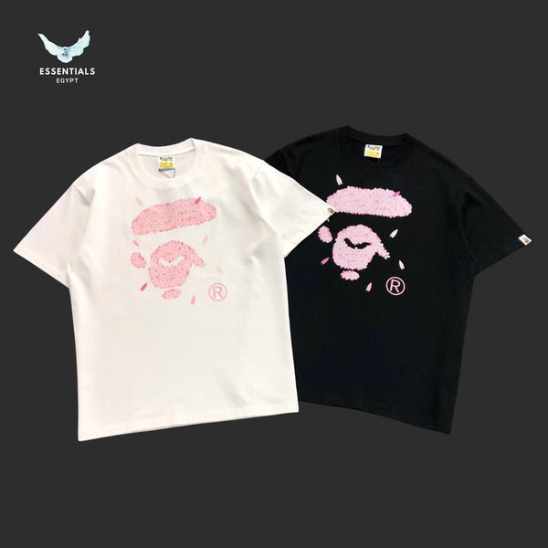 BAPE Men's Sakura Ape Face Tee