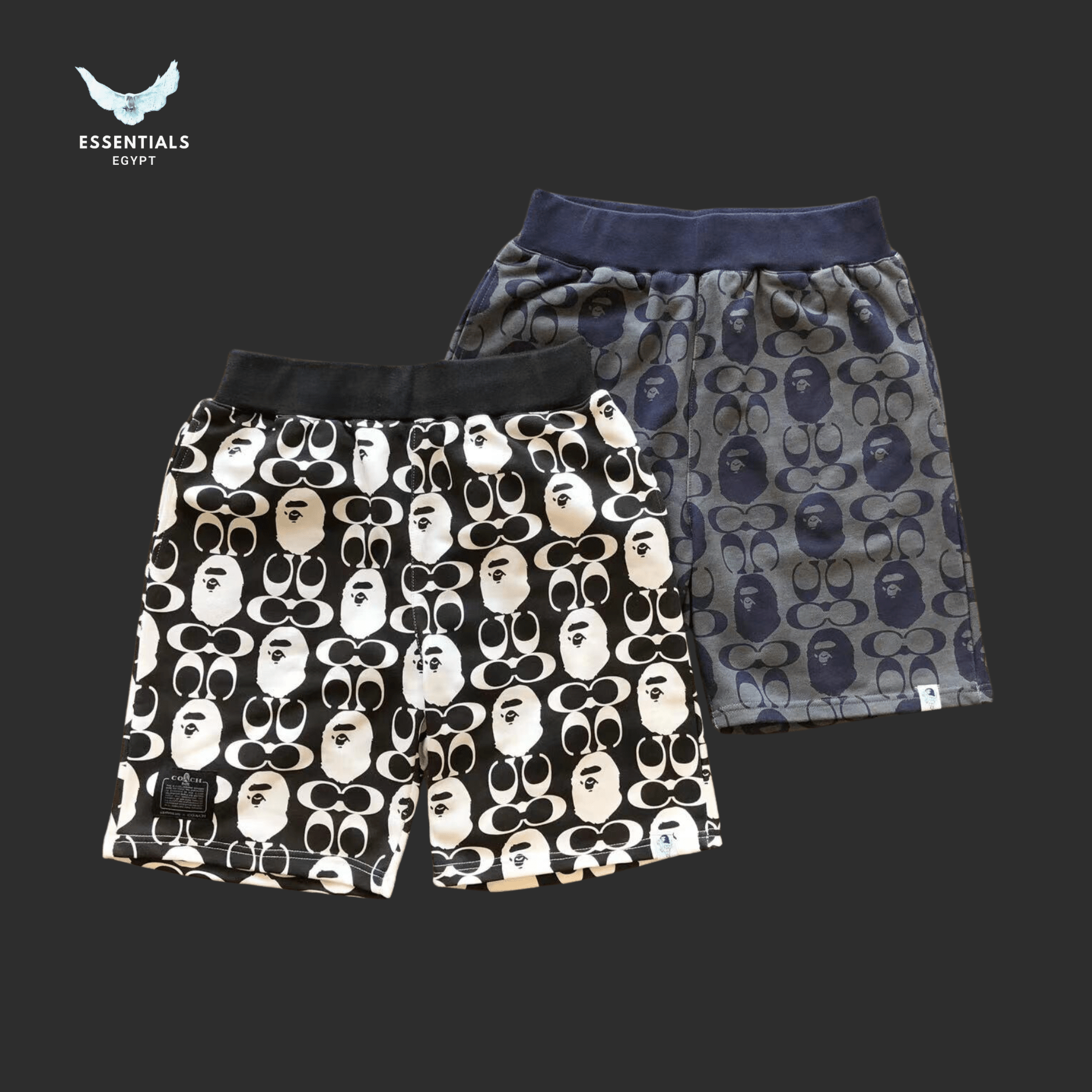 BAPE x Coach Shorts – Panda Camo - ESSENTIALS EGYPT
