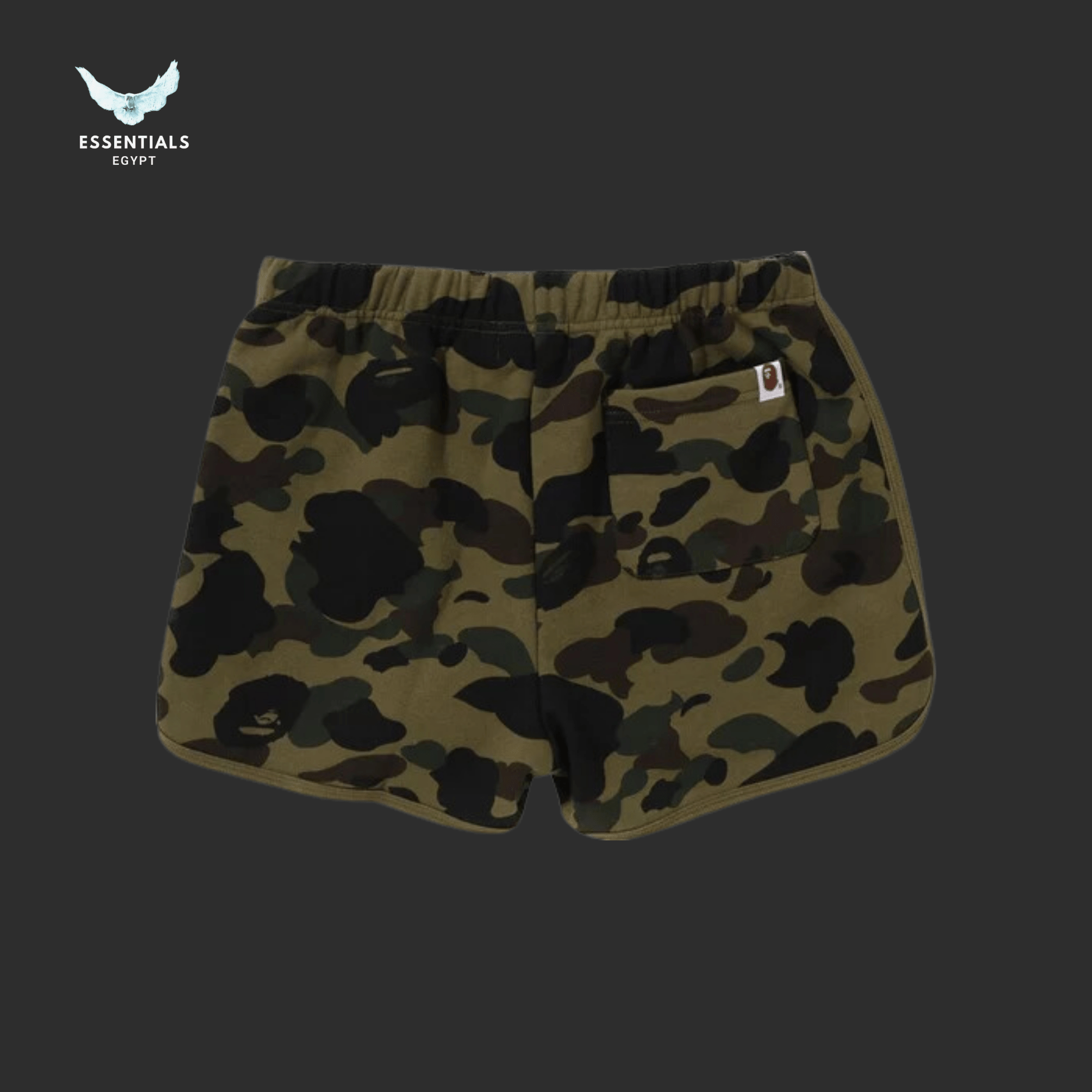 BAPE Sweat Shorts – 1st Camo Green - ESSENTIALS EGYPT
