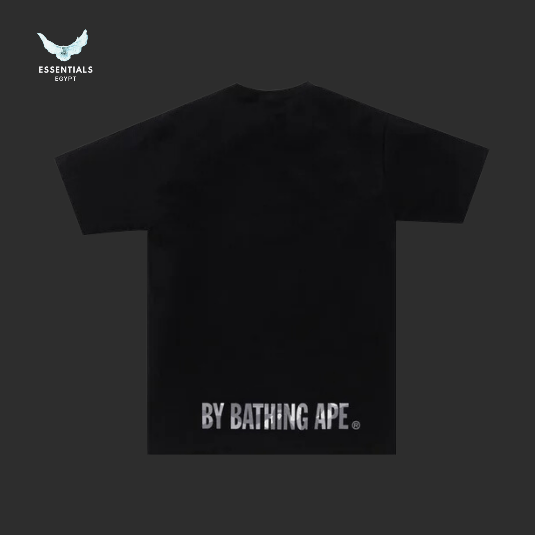 BAPE City Camo Ape Face Sta Tee 'Black' - ESSENTIALS EGYPT