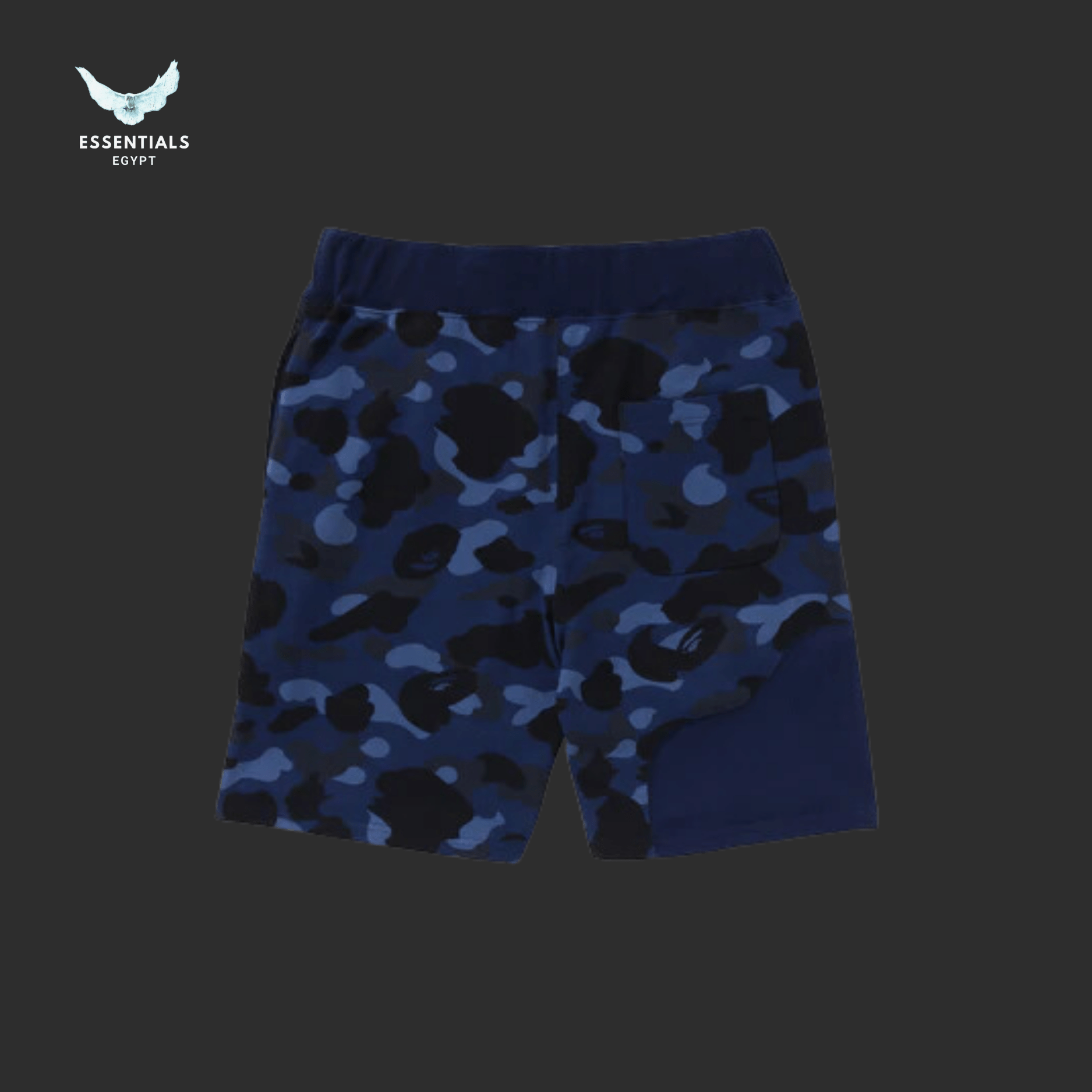 BAPE Camo Shorts – Navy Cutting Style - ESSENTIALS EGYPT