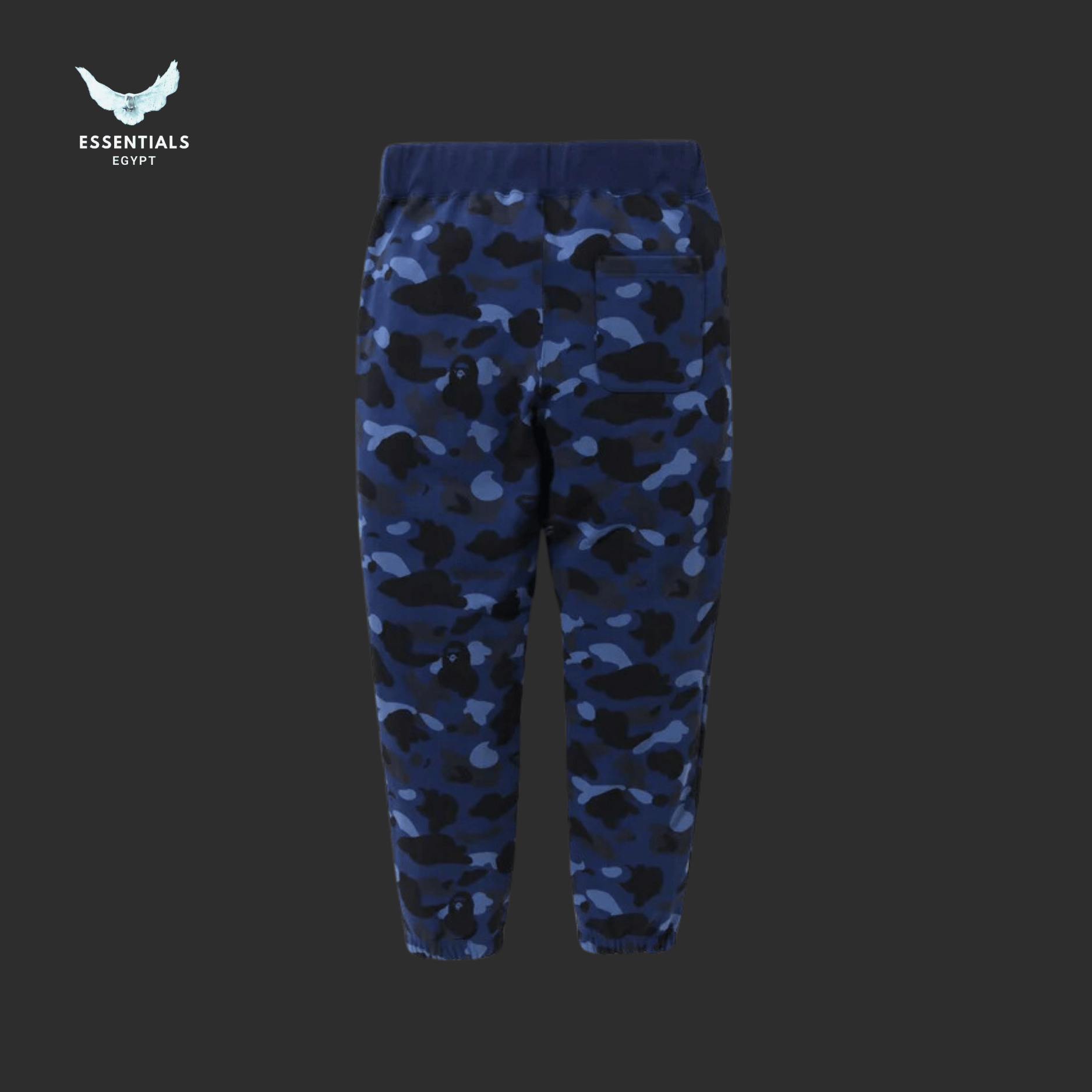 BAPE Color Camo Wide Fit Sweat Pants 'Blue' - ESSENTIALS EGYPT