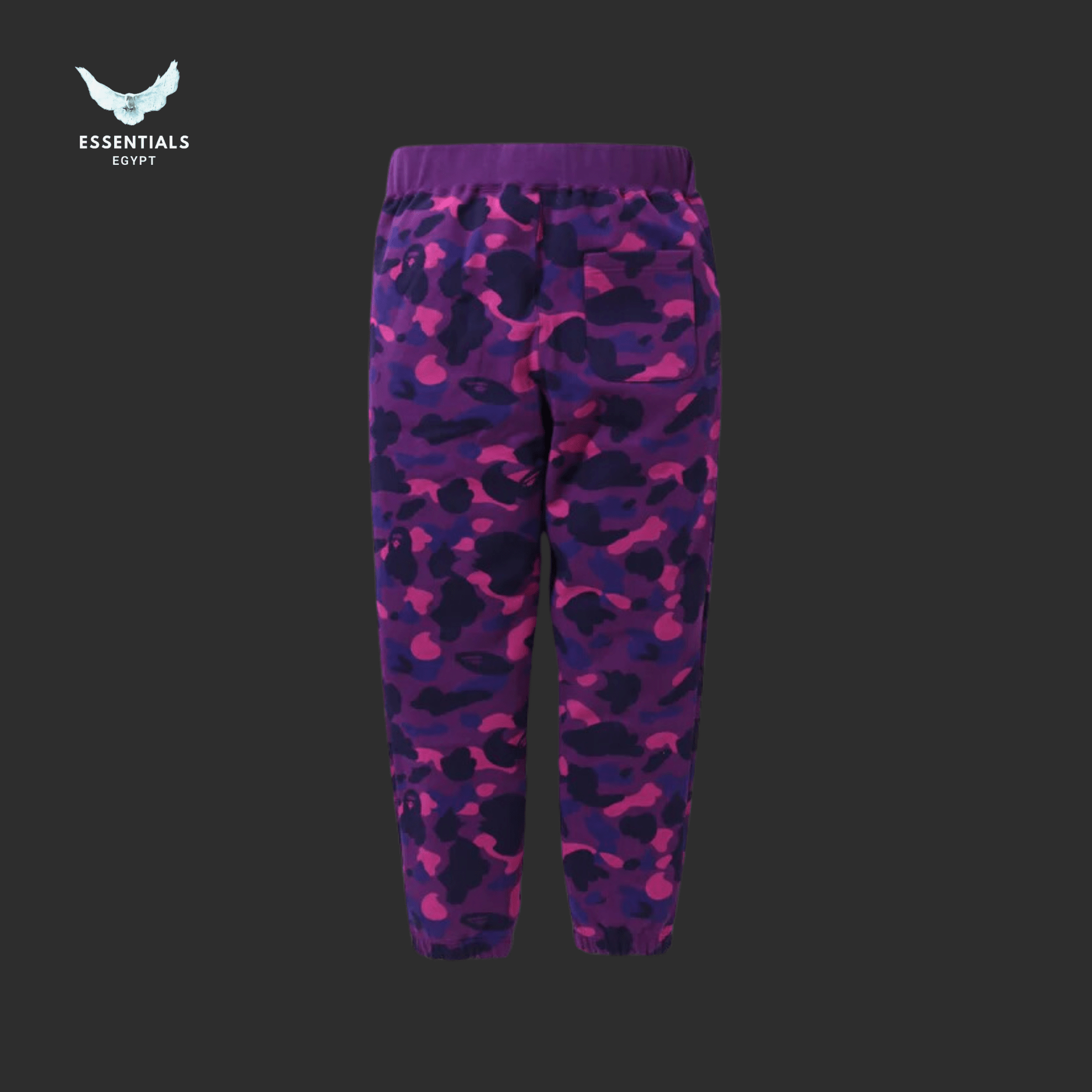 BAPE Camo Wide Sweatpants – Purple - ESSENTIALS EGYPT