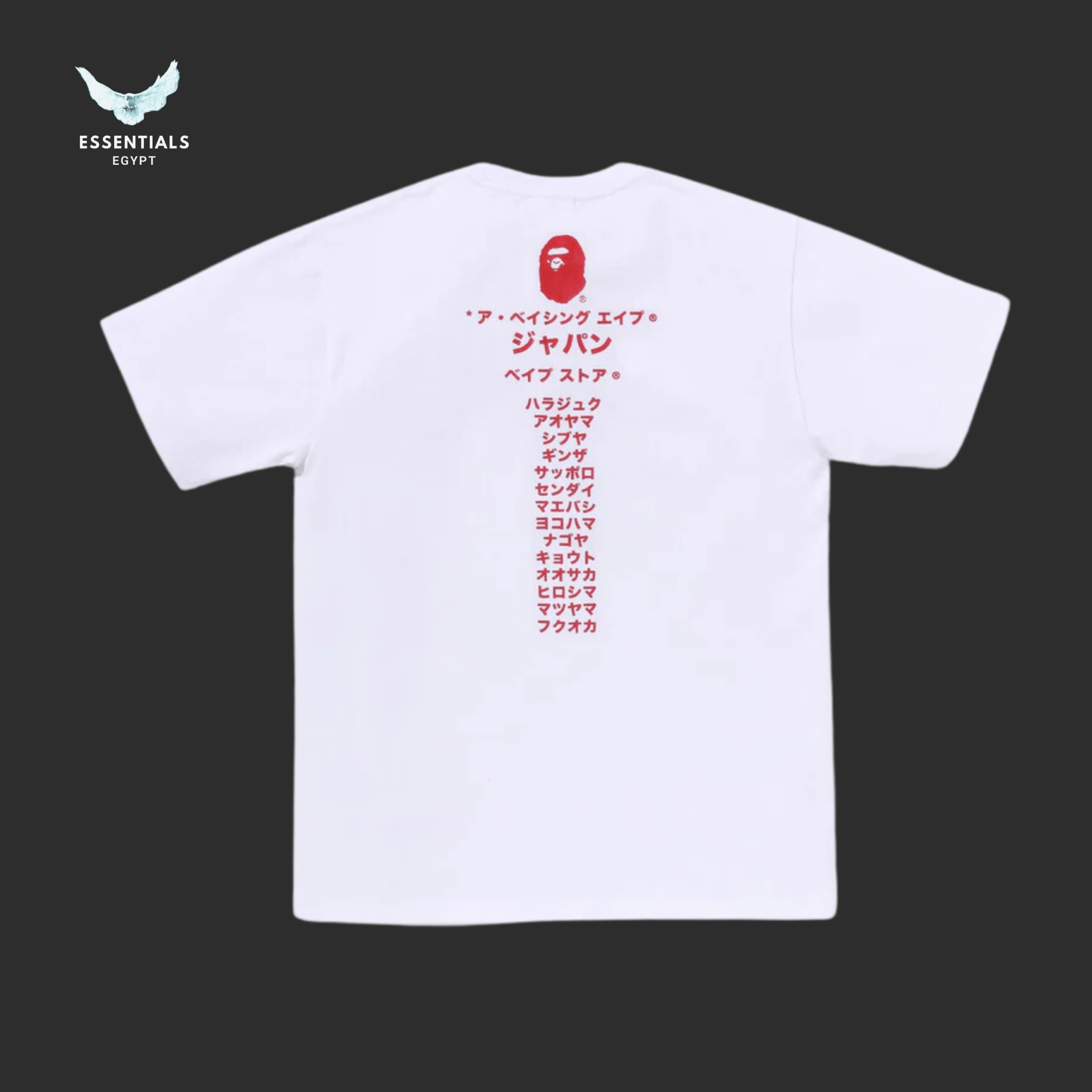 BAPE Japan Katakana College City Tee - ESSENTIALS EGYPT
