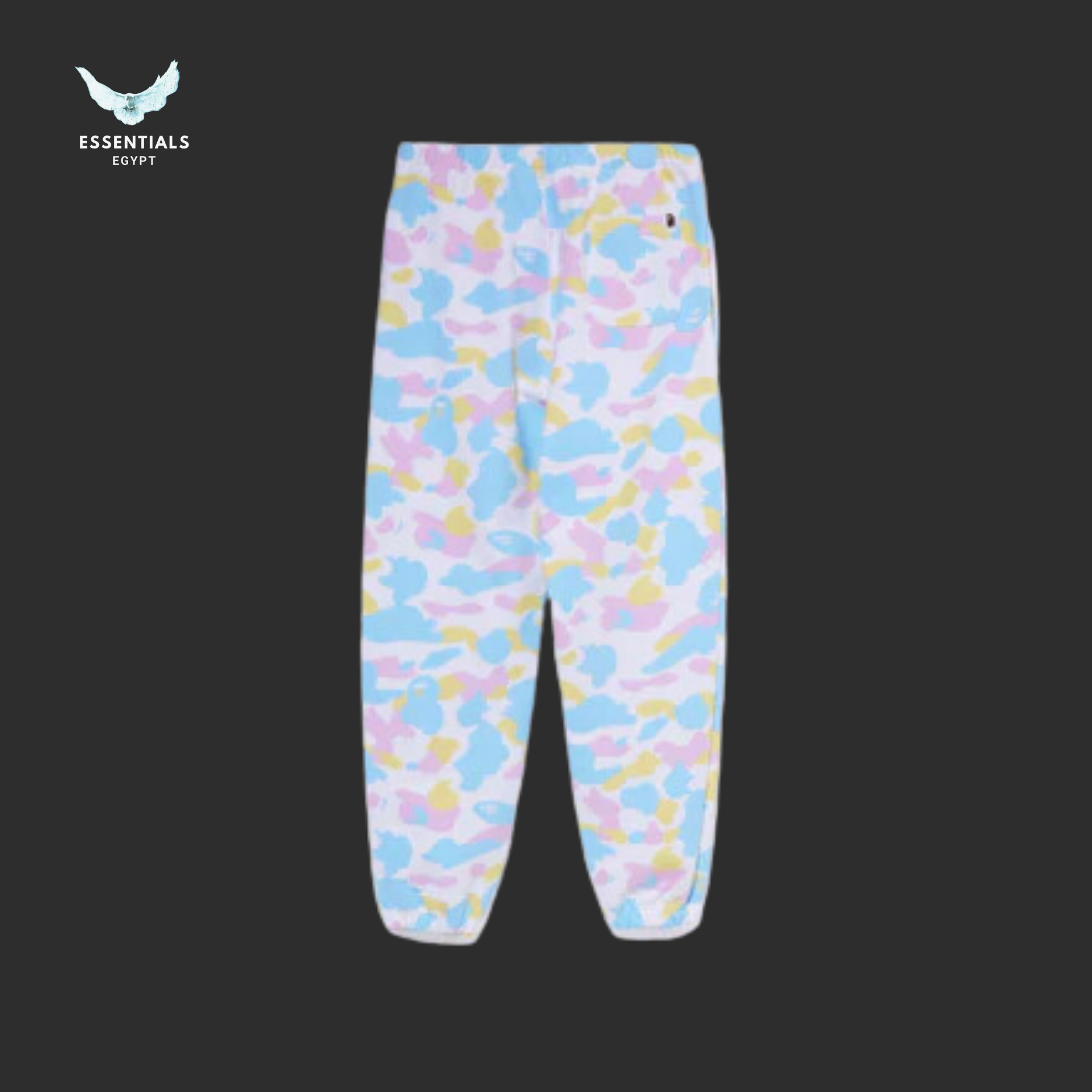BAPE Multi Camo Oversized Pants – White - ESSENTIALS EGYPT