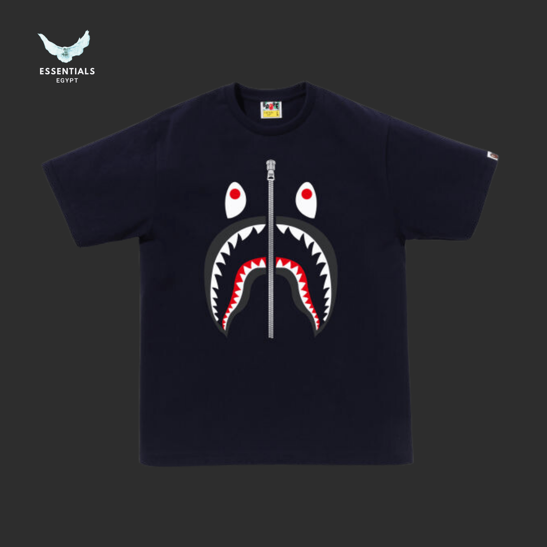 BAPE Shark T-Shirt – MultiColors - ESSENTIALS EGYPT