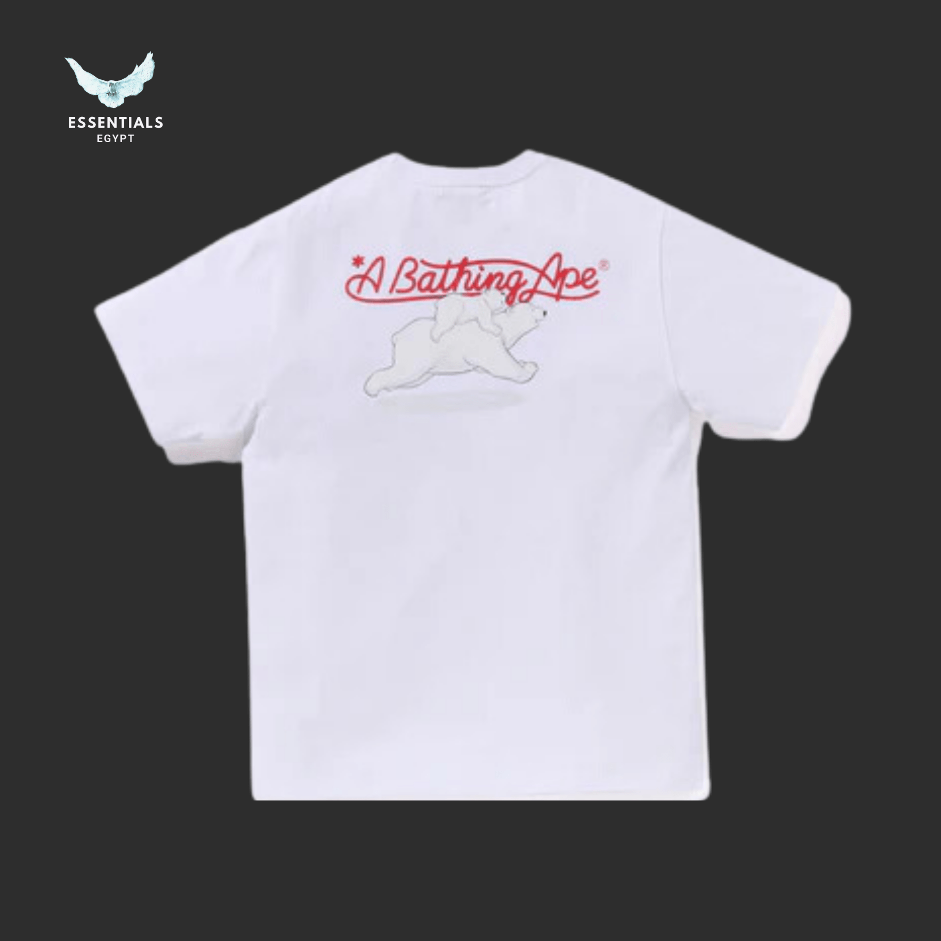 BAPE x Coca - Cola Photo Ape Head Tee 'White' - ESSENTIALS EGYPT