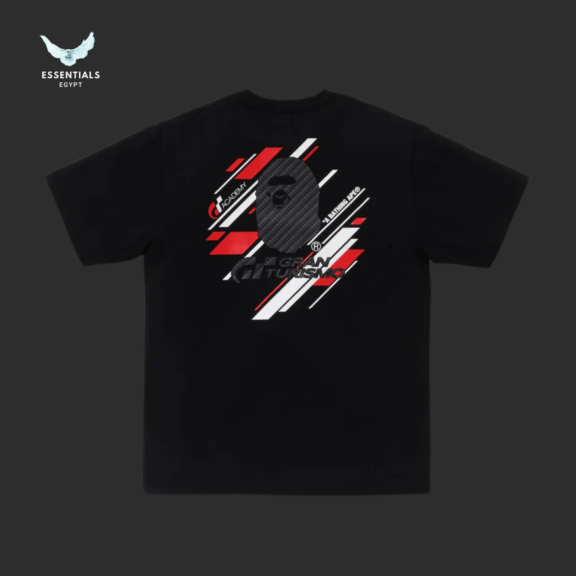 BAPE x Gran Turismo Ape Head 2 Tee 'Black' - ESSENTIALS EGYPT