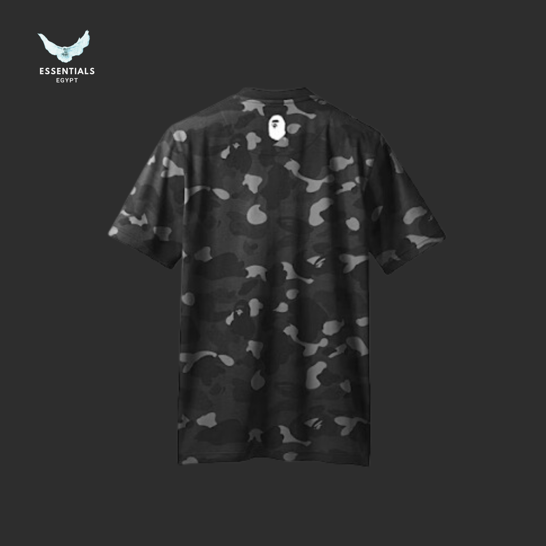 BAPE x adidas adicolor T-Shirt 'Cinder' - ESSENTIALS EGYPT