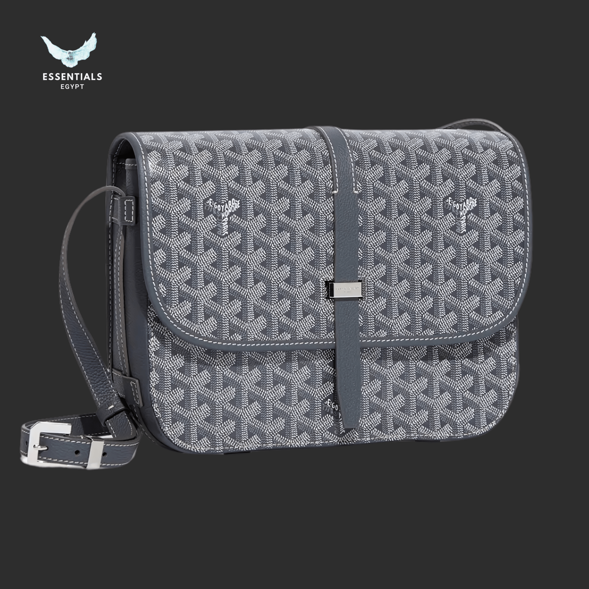 Goyard Belvédère MM Bag – Grey - ESSENTIALS EGYPT