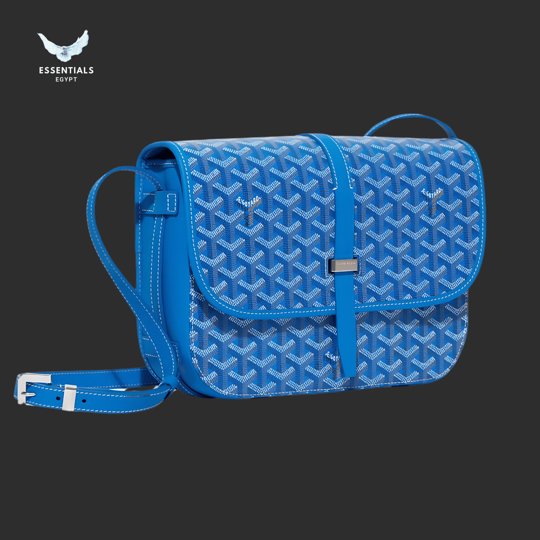 Goyard Belvédère MM Bag – Sky Blue - ESSENTIALS EGYPT