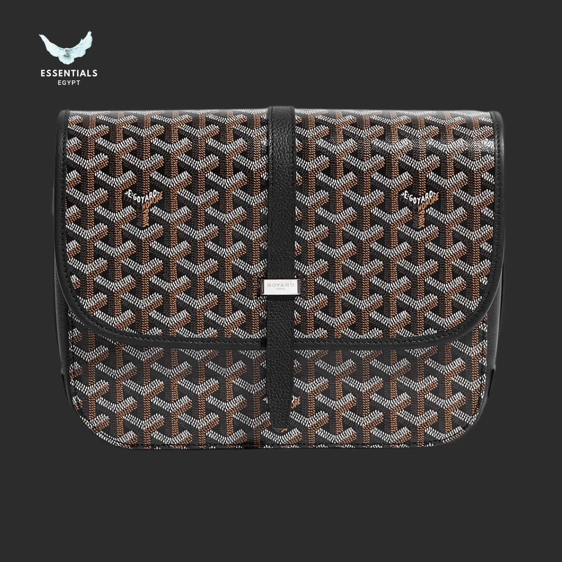 Goyard Belvédère MM Bag – Black - ESSENTIALS EGYPT