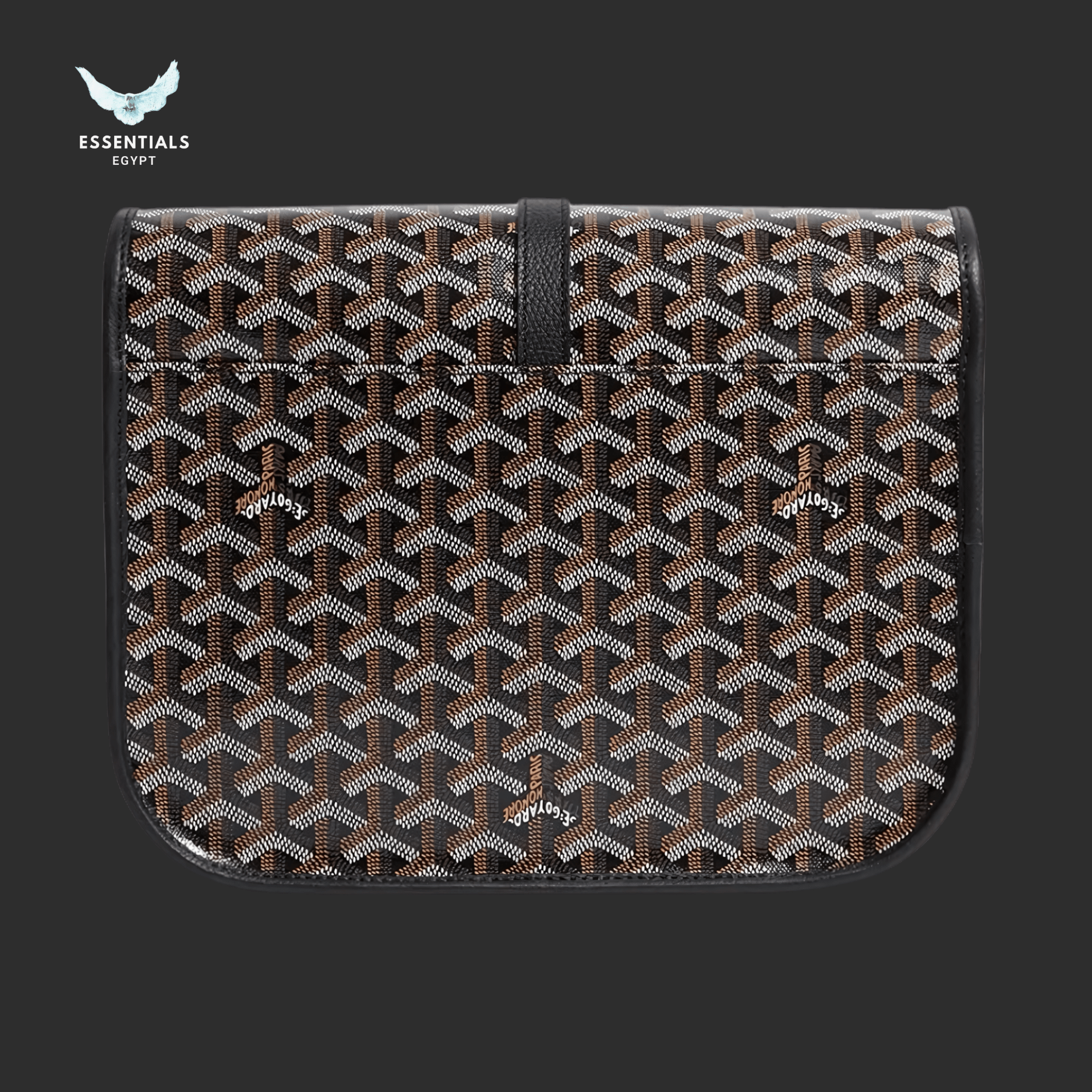 Goyard Belvédère MM Bag – Black - ESSENTIALS EGYPT
