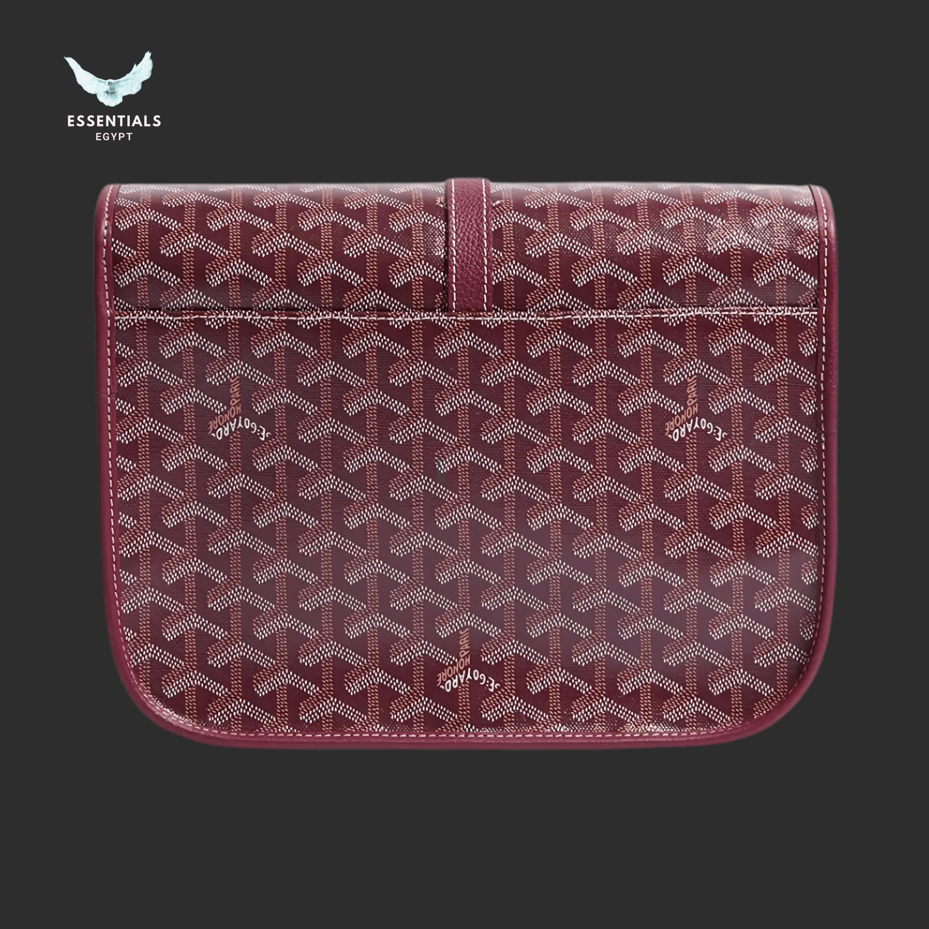 Goyard Belvédère MM Bag – Burgundy - ESSENTIALS EGYPT