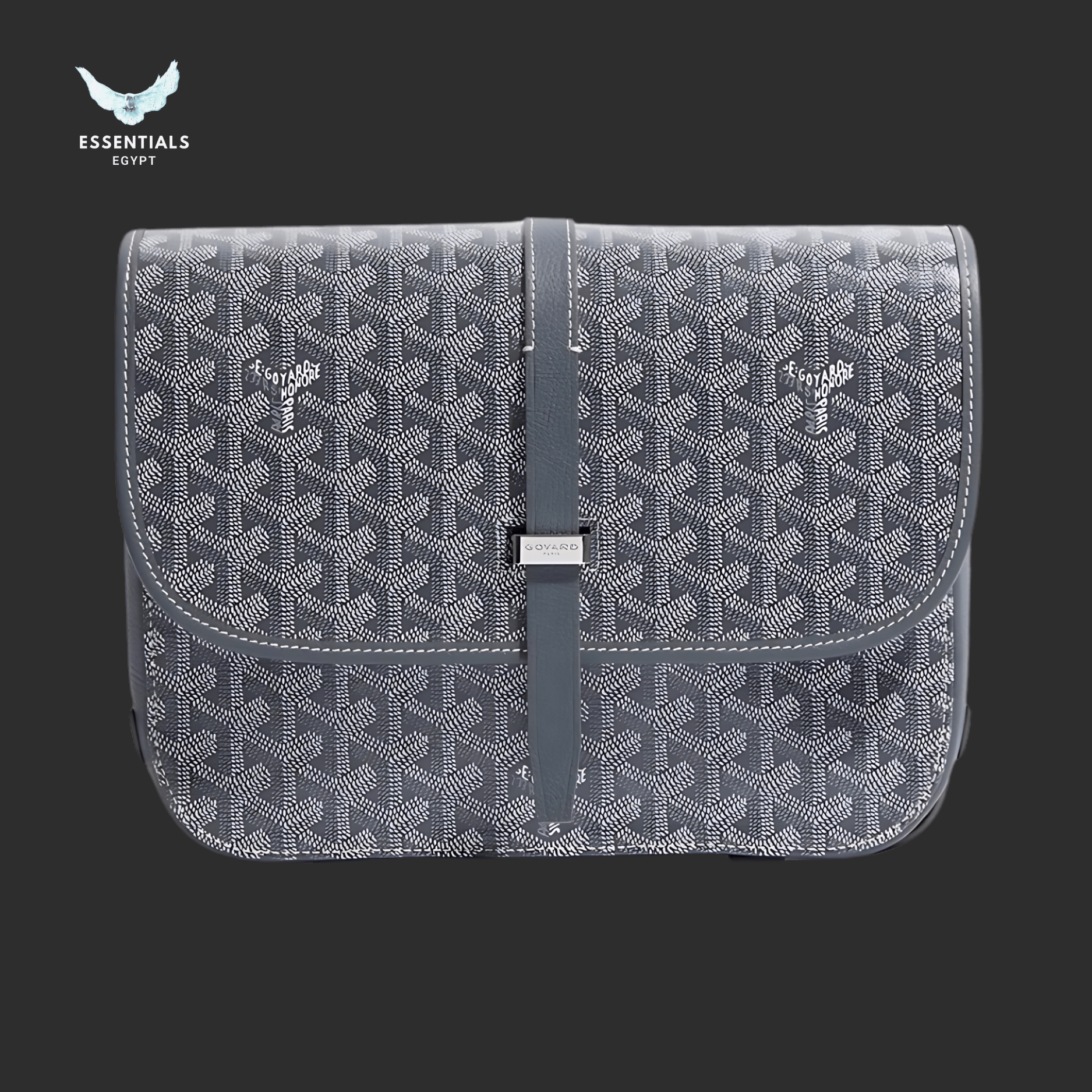Goyard Belvédère MM Bag – Grey - ESSENTIALS EGYPT