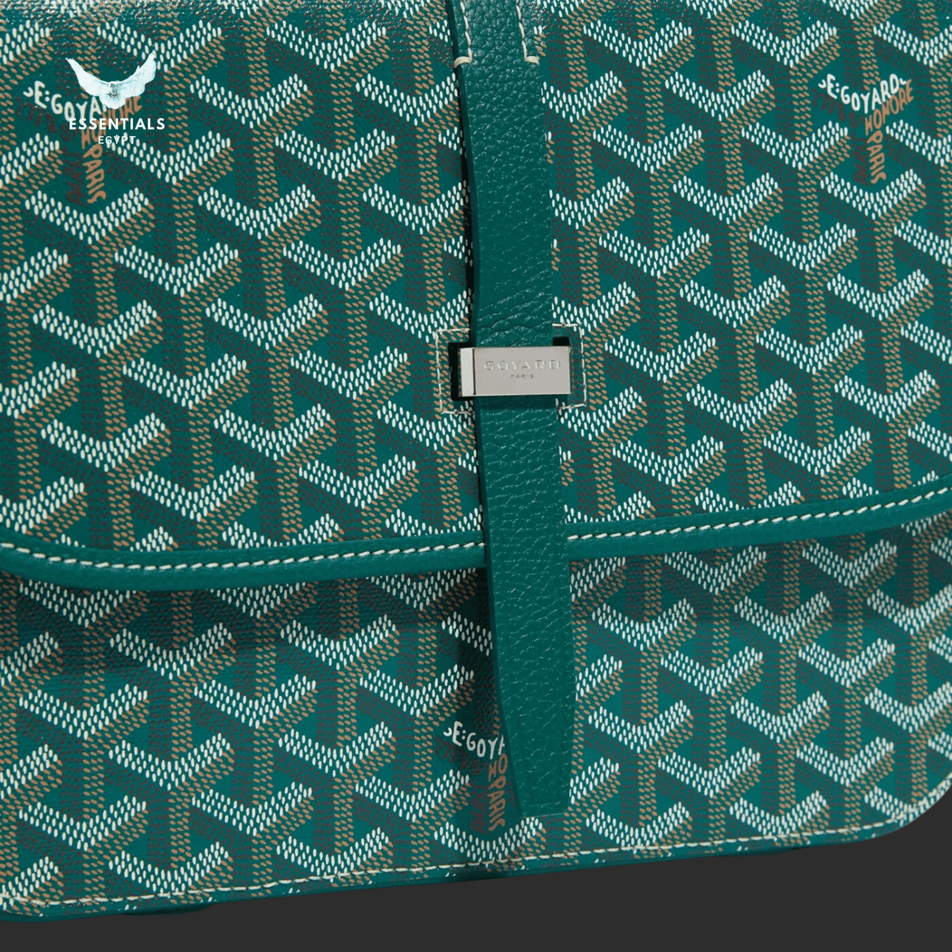Goyard Belvédère MM Bag – Green - ESSENTIALS EGYPT