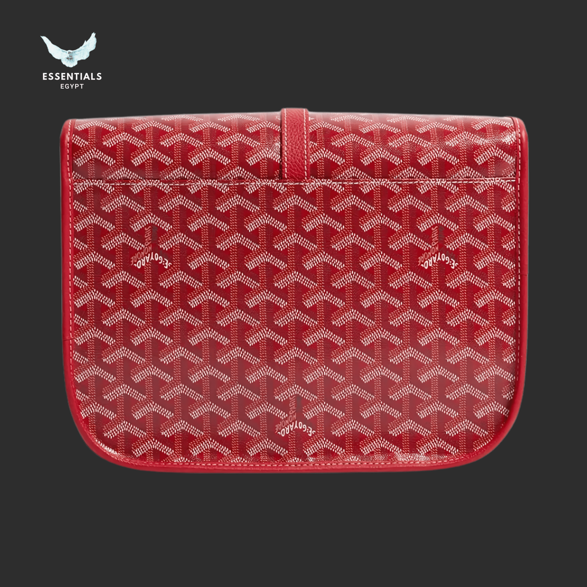 Goyard Belvédère MM Bag – Red - ESSENTIALS EGYPT