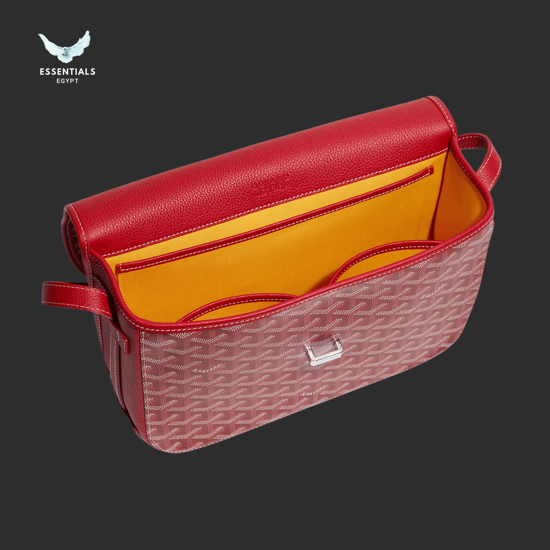 Goyard Belvédère MM Bag – Red - ESSENTIALS EGYPT