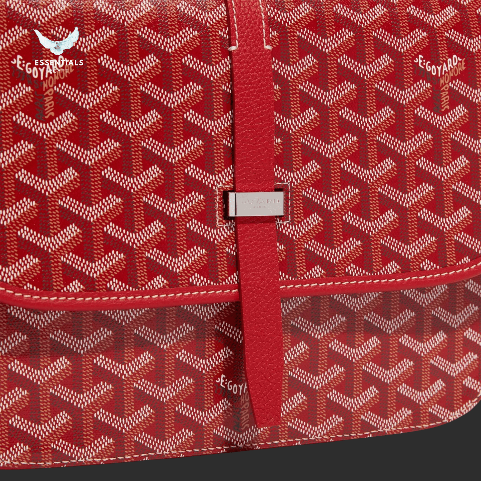 Goyard Belvédère MM Bag – Red - ESSENTIALS EGYPT