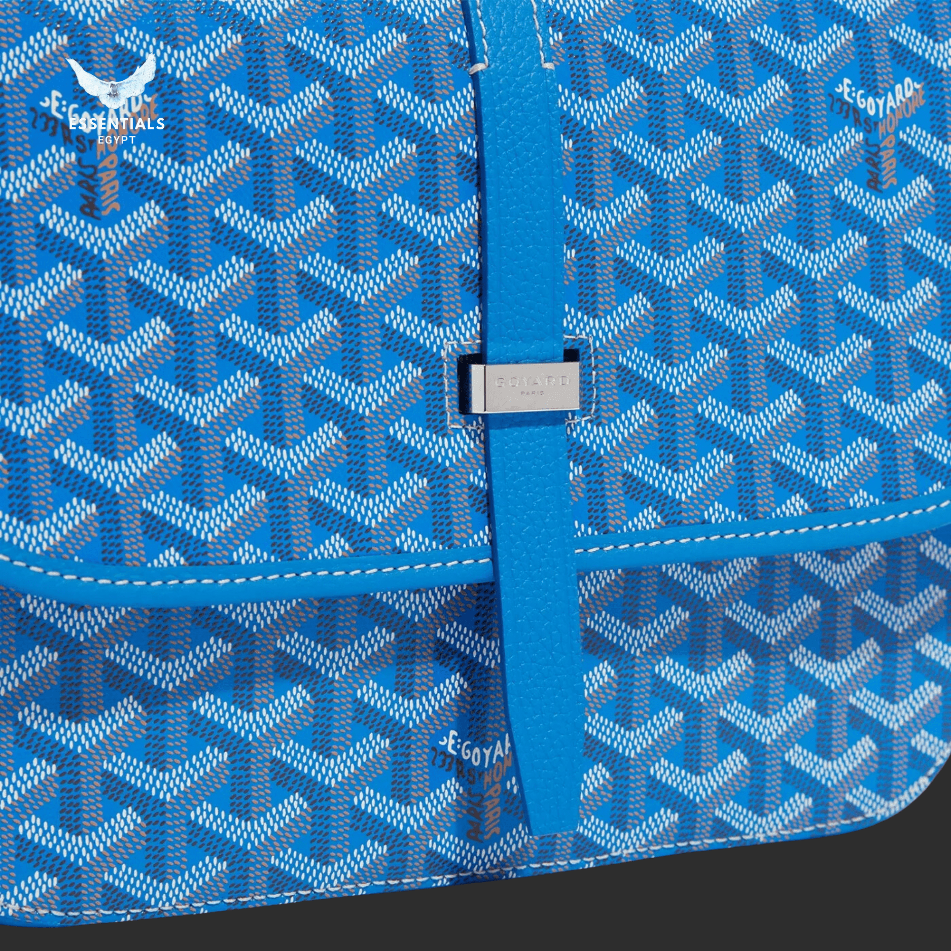 Goyard Belvédère MM Bag – Sky Blue - ESSENTIALS EGYPT