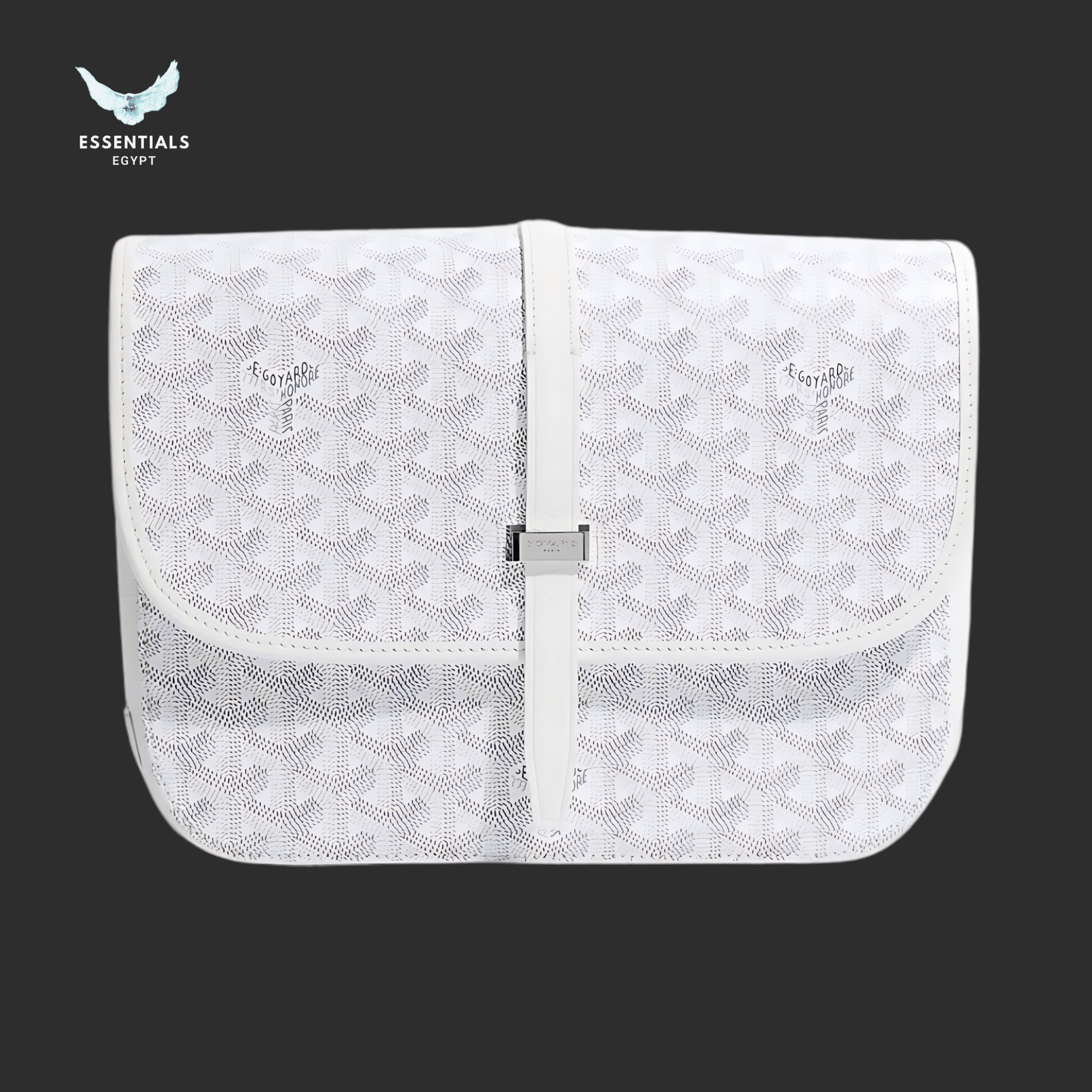 Goyard Belvédère MM Bag – White - ESSENTIALS EGYPT