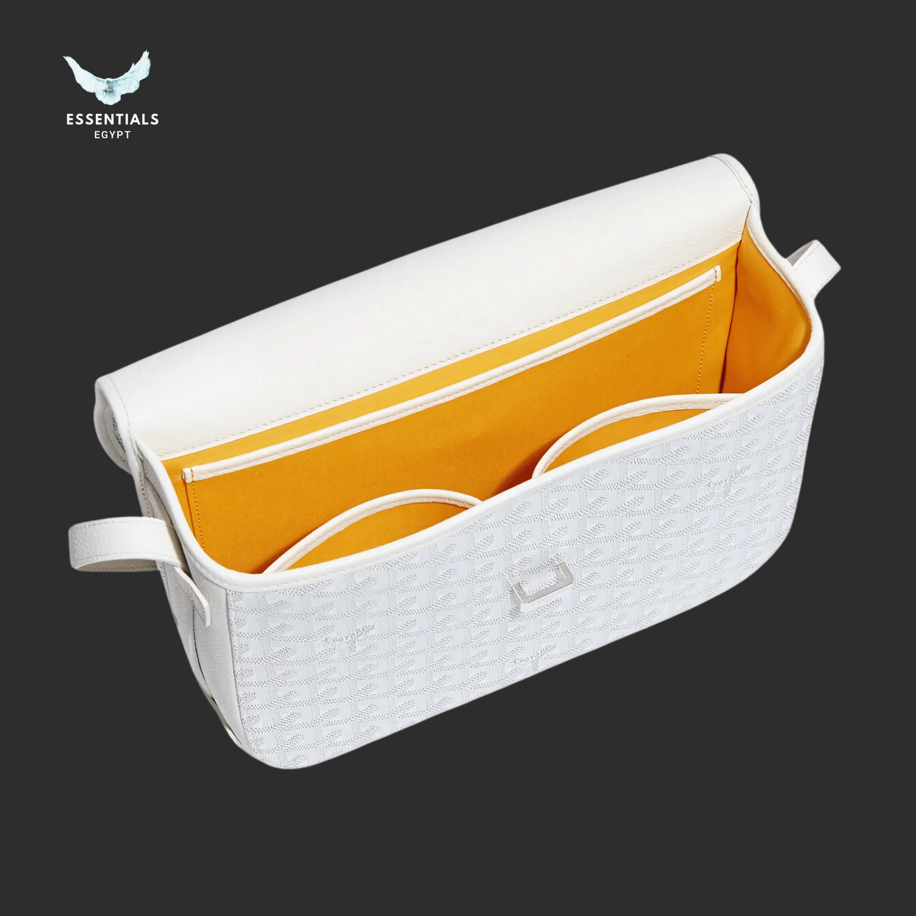 Goyard Belvédère MM Bag – White - ESSENTIALS EGYPT