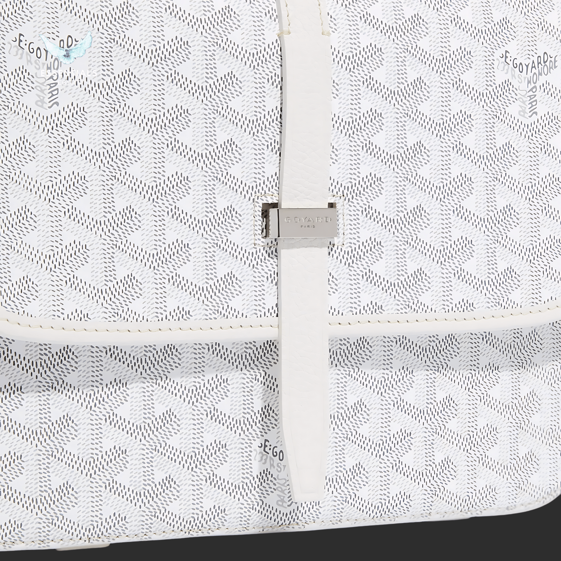 Goyard Belvédère MM Bag – White - ESSENTIALS EGYPT