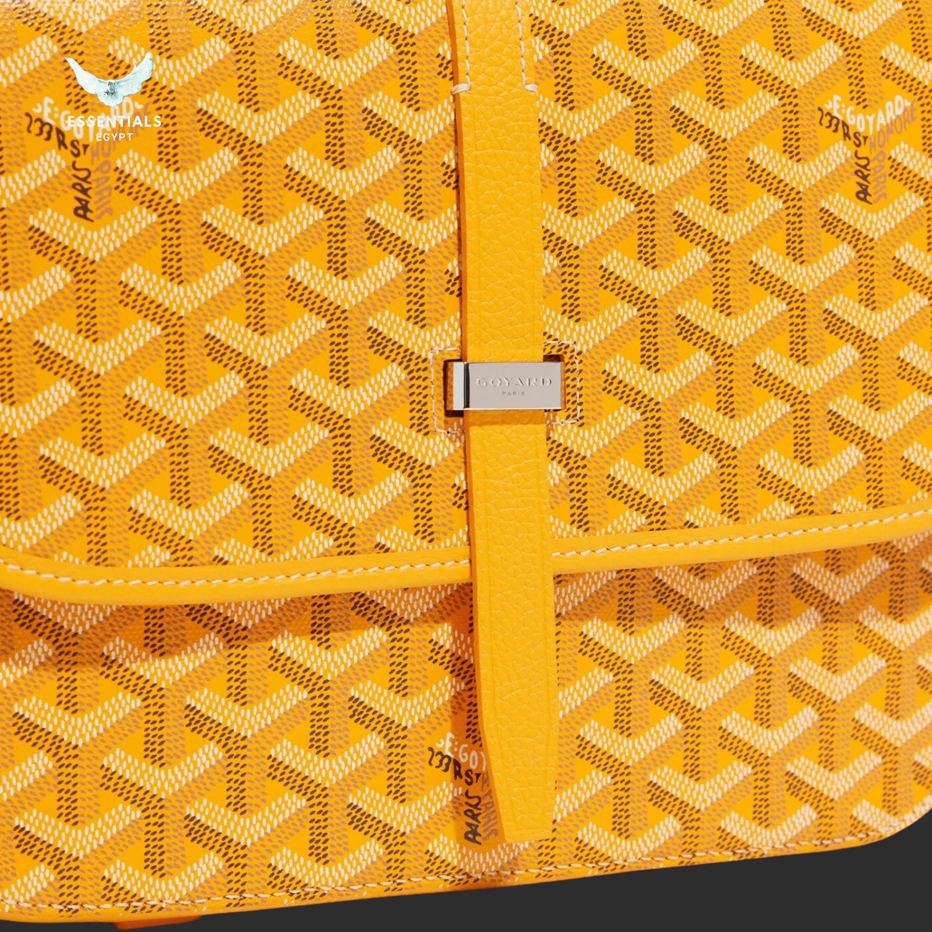 Goyard Belvédère MM Bag – Yellow - ESSENTIALS EGYPT