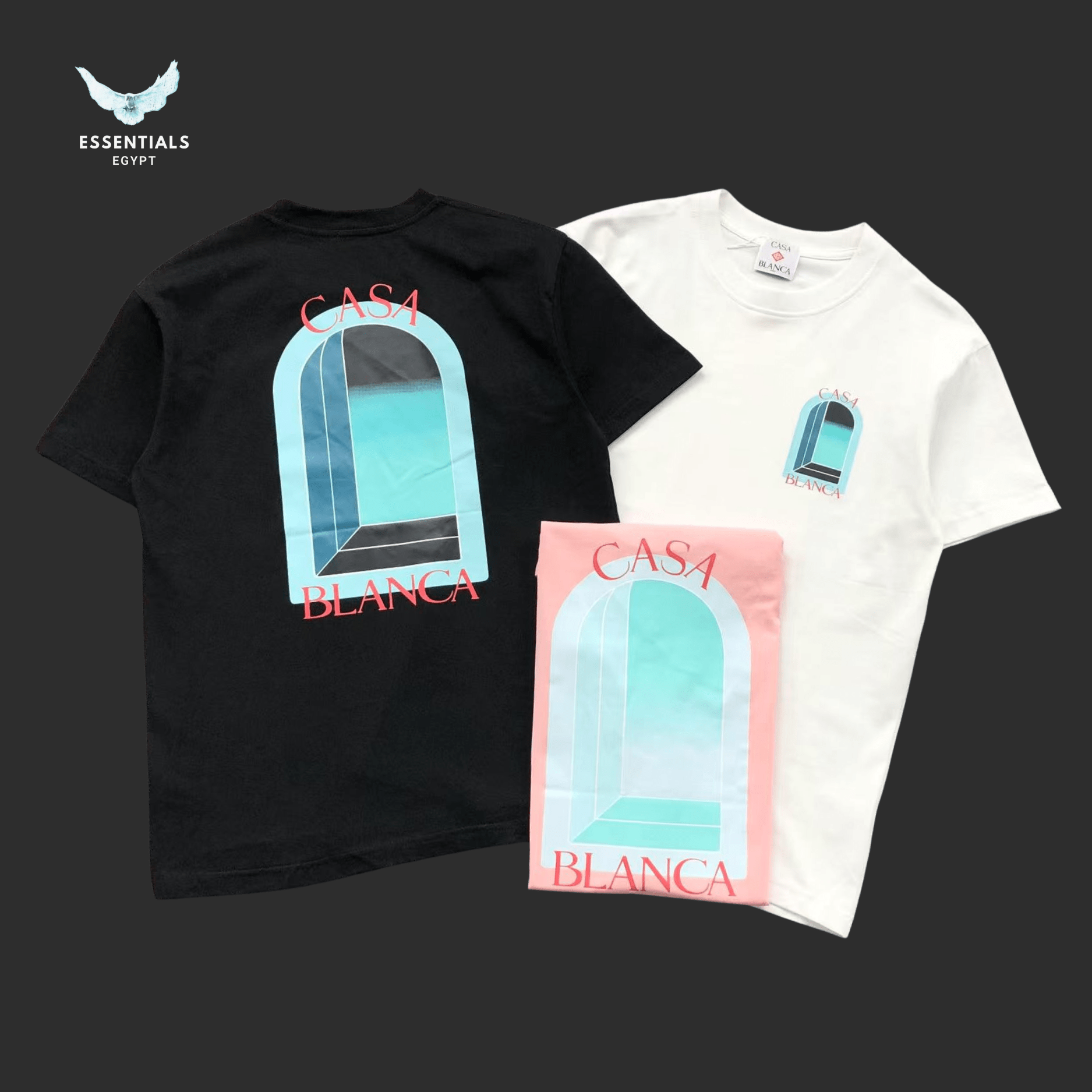 Casablanca L'Arc Coloré T-Shirt - ESSENTIALS EGYPT