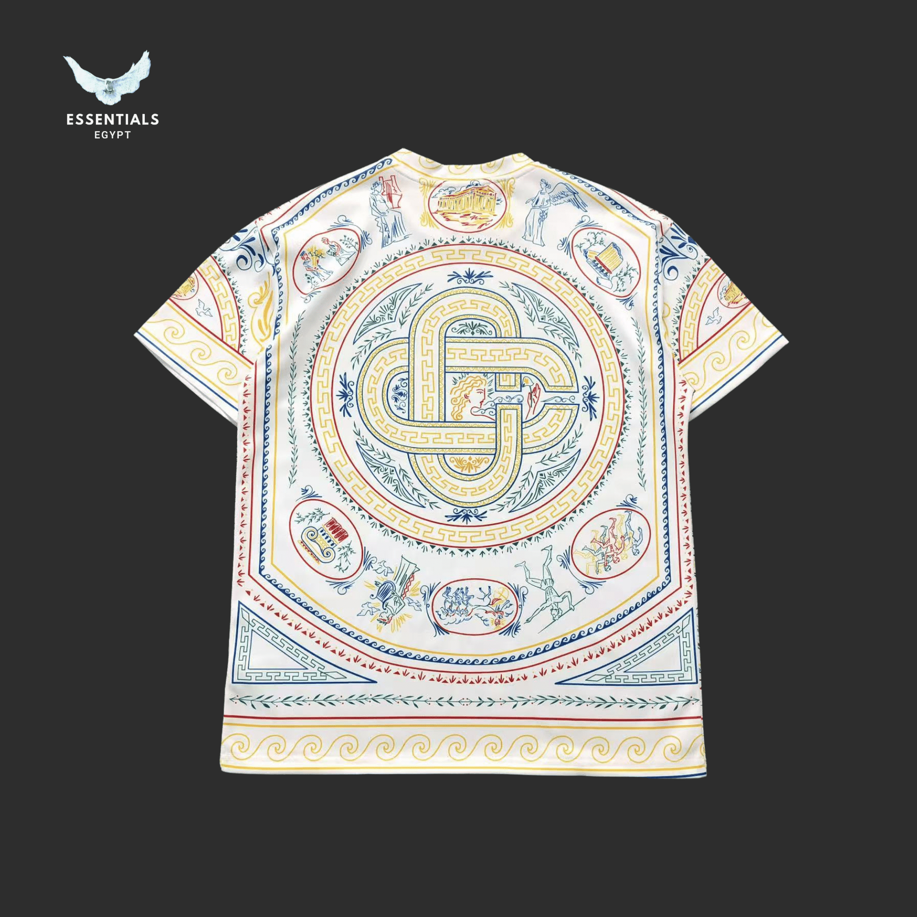 Casablanca T-Shirt – Greek Mosaic - ESSENTIALS EGYPT