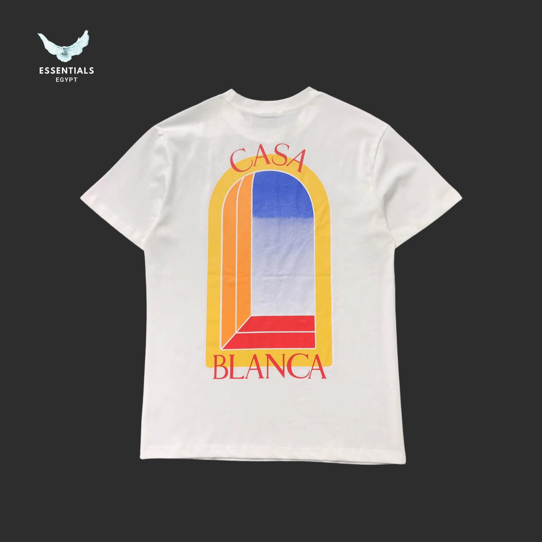 Casablanca T-Shirt – Sunset Arch Print - ESSENTIALS EGYPT