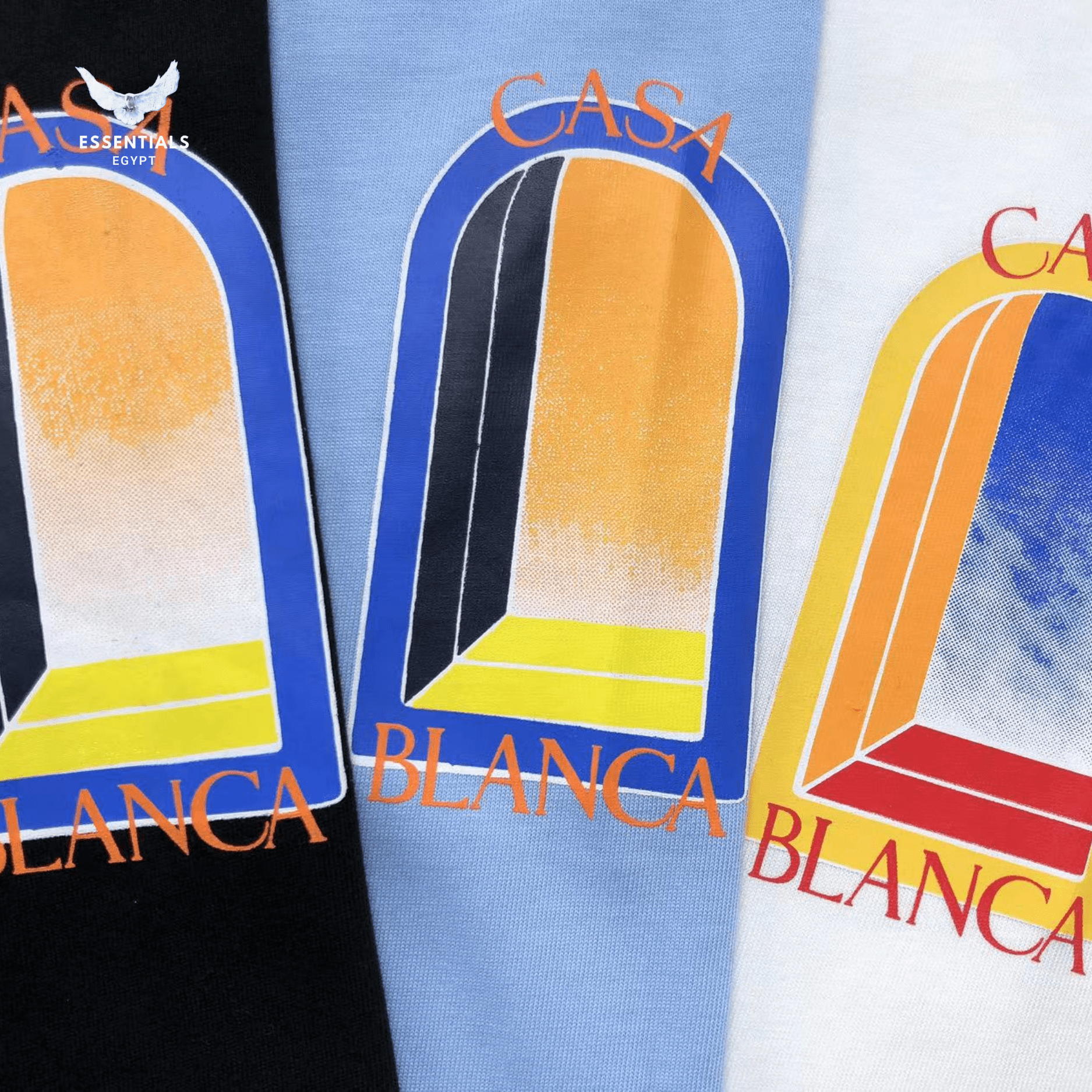 Casablanca T-Shirt – Sunset Arch Print - ESSENTIALS EGYPT