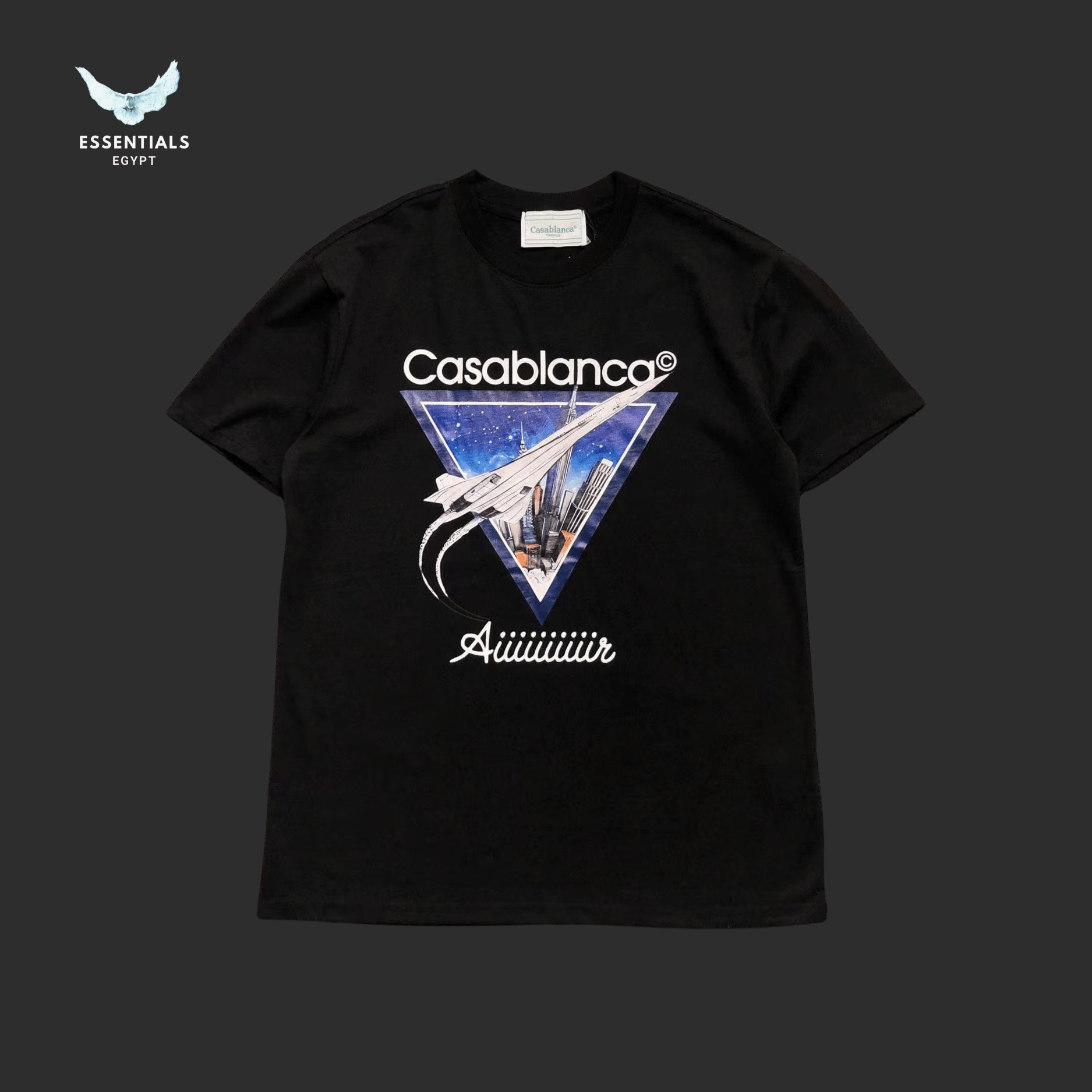 Casablanca T-Shirt – Montagne Sportif Graphic - ESSENTIALS EGYPT