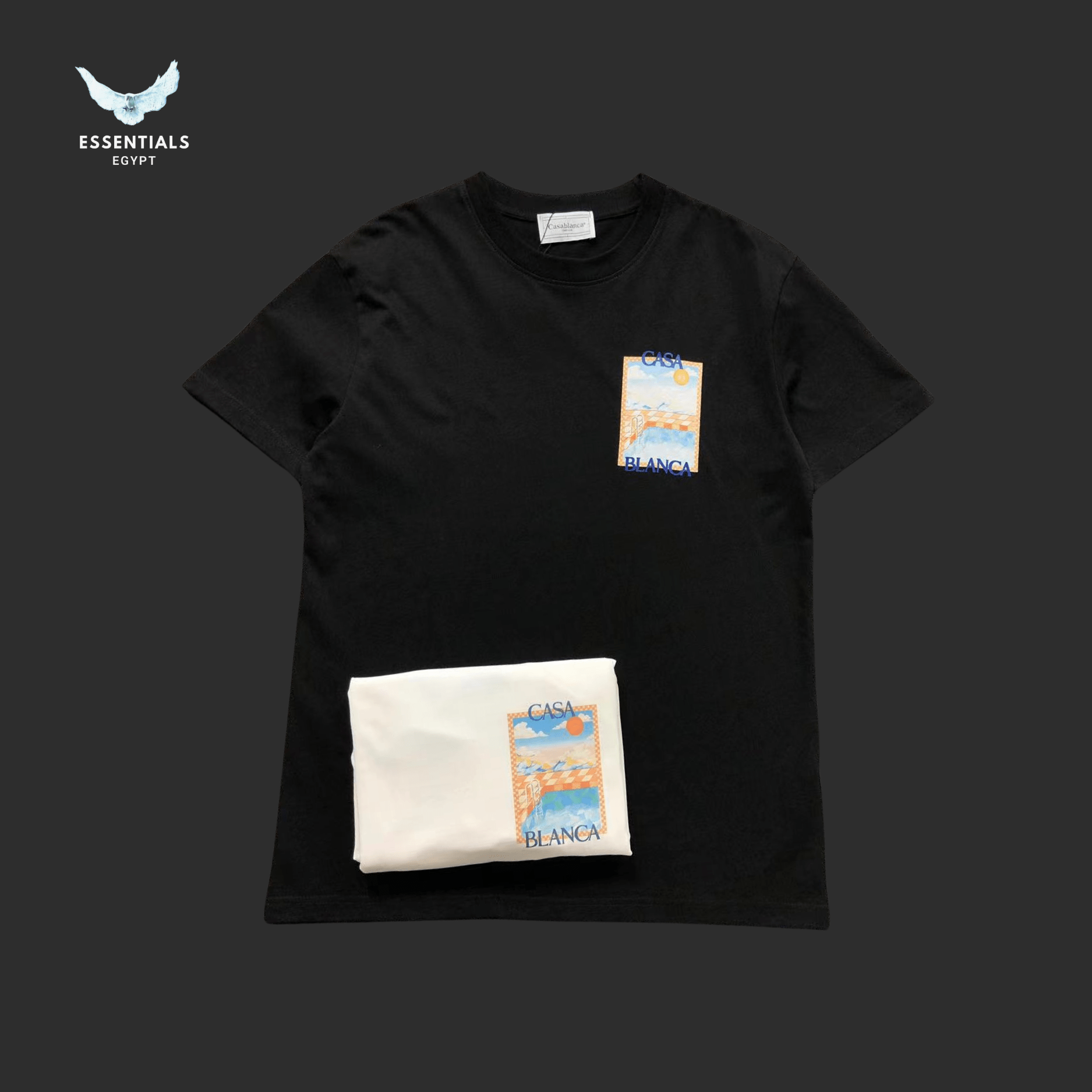 Casablanca T-Shirt – Beach Poster Print - ESSENTIALS EGYPT