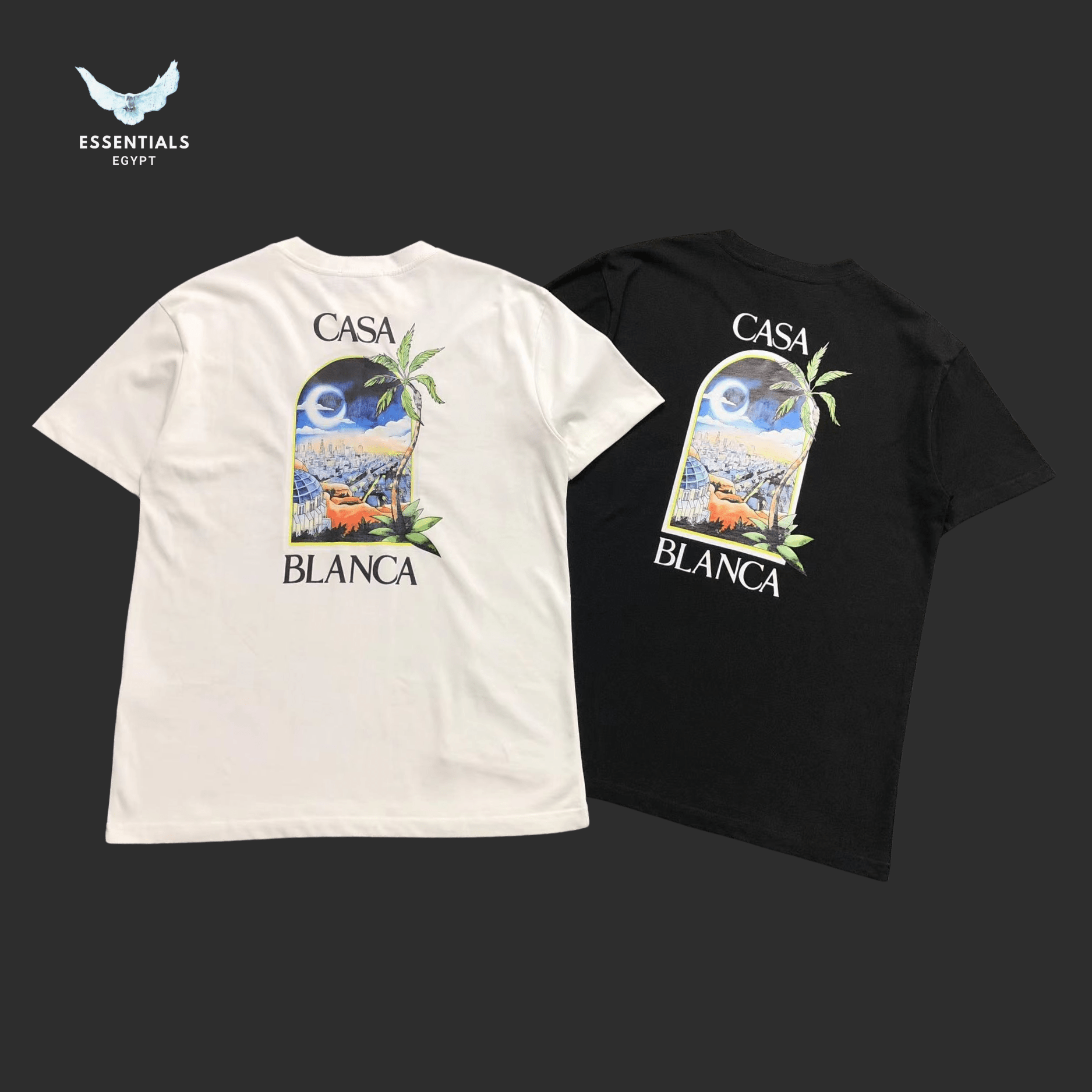 Casablanca T-Shirt – Sunset Postcard - ESSENTIALS EGYPT