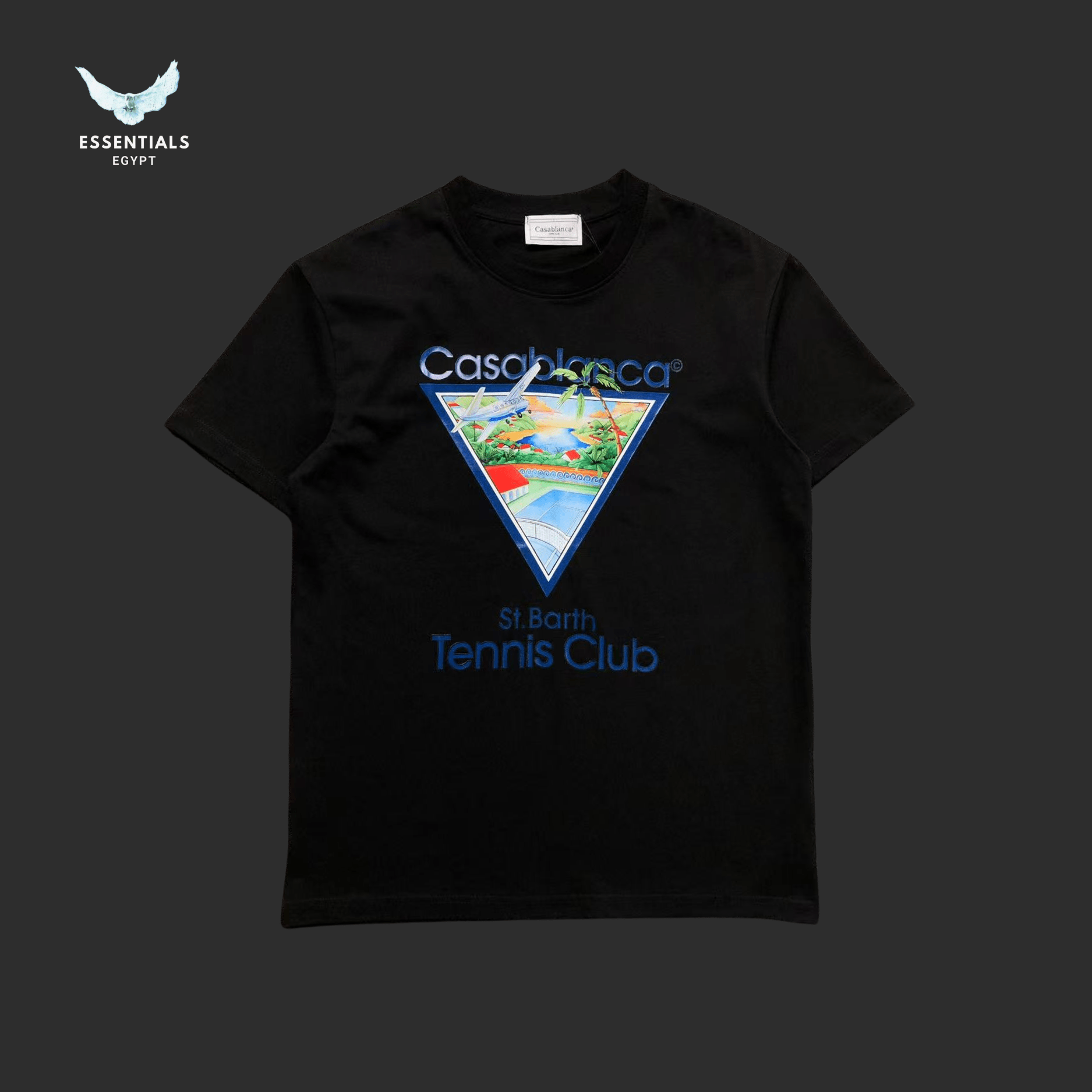 Casablanca T-Shirt – Tennis Club Triangle - ESSENTIALS EGYPT