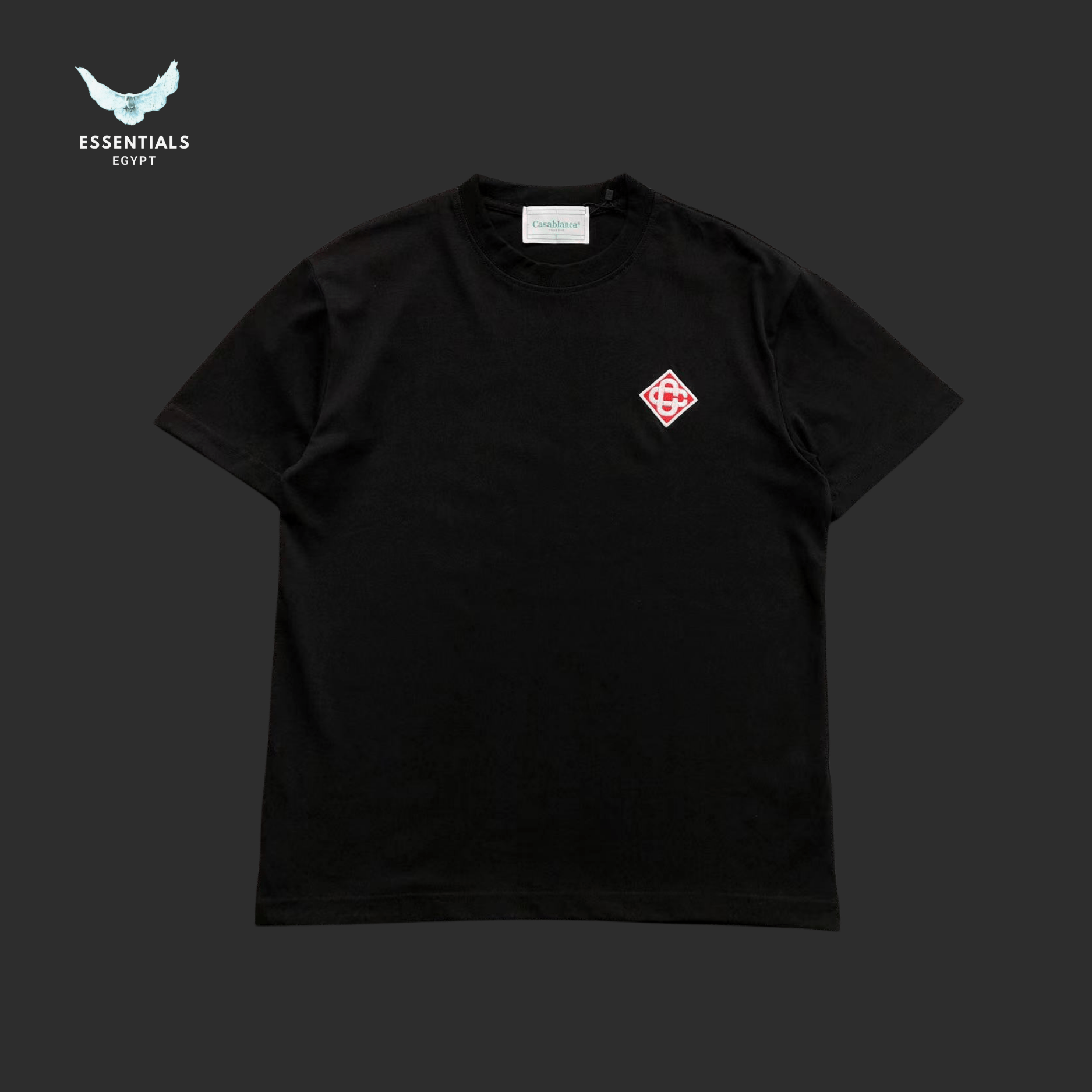 Casablanca T-Shirt – Mini Diamond Logo - ESSENTIALS EGYPT