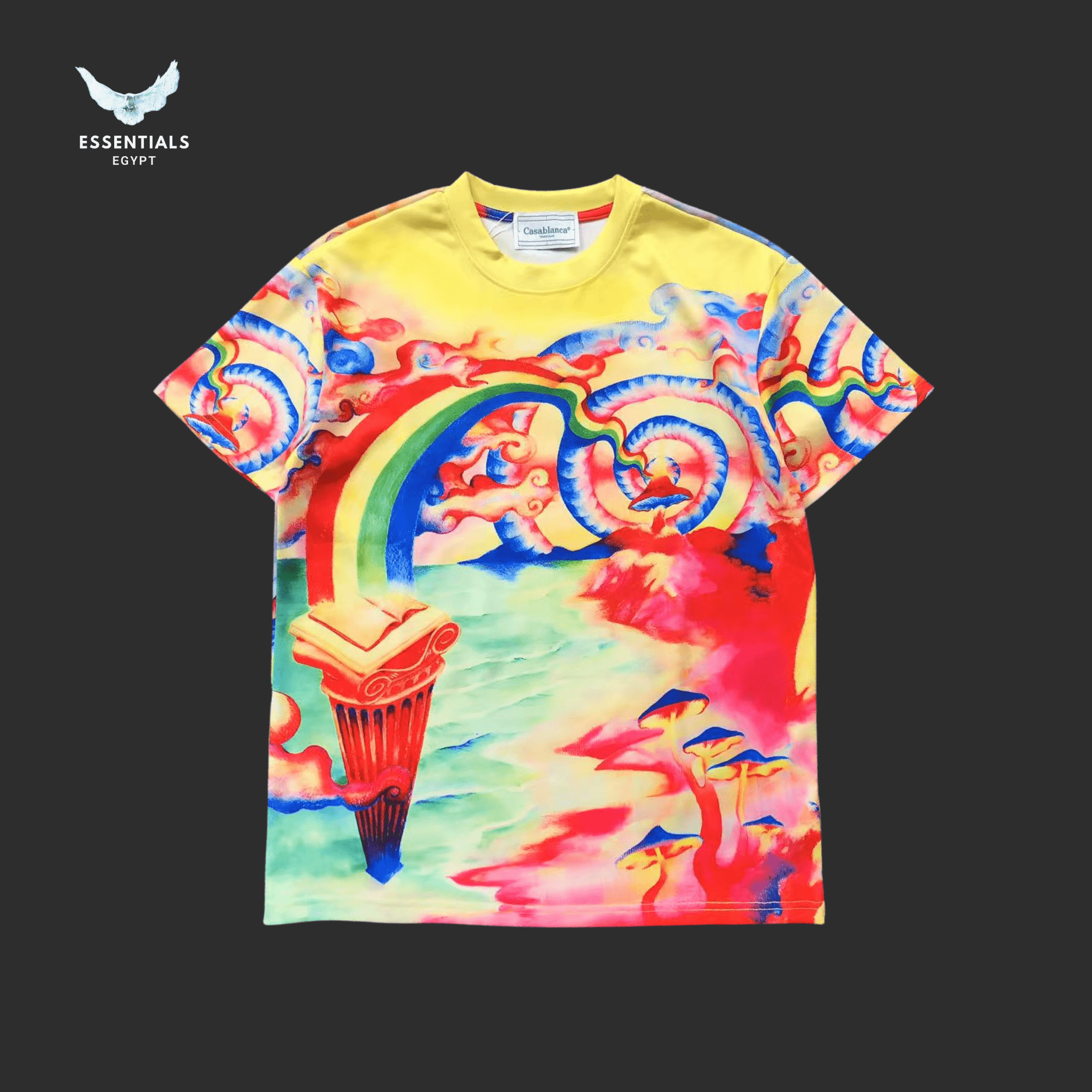 Casablanca T-Shirt – Rainbow Ice Cream - ESSENTIALS EGYPT