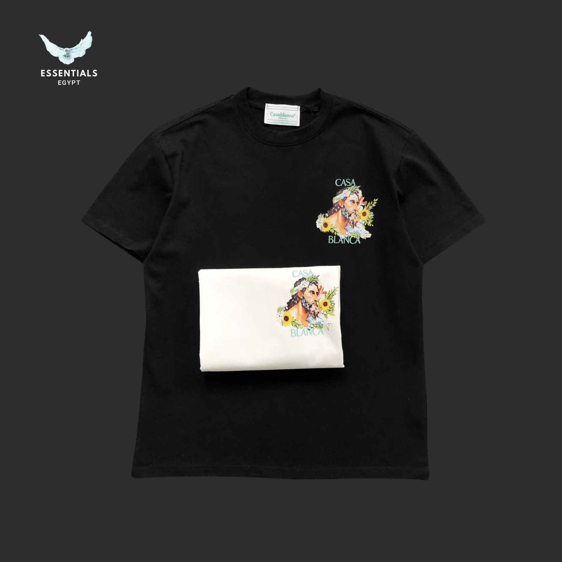 Casablanca T-Shirt – Multi Character Print - ESSENTIALS EGYPT