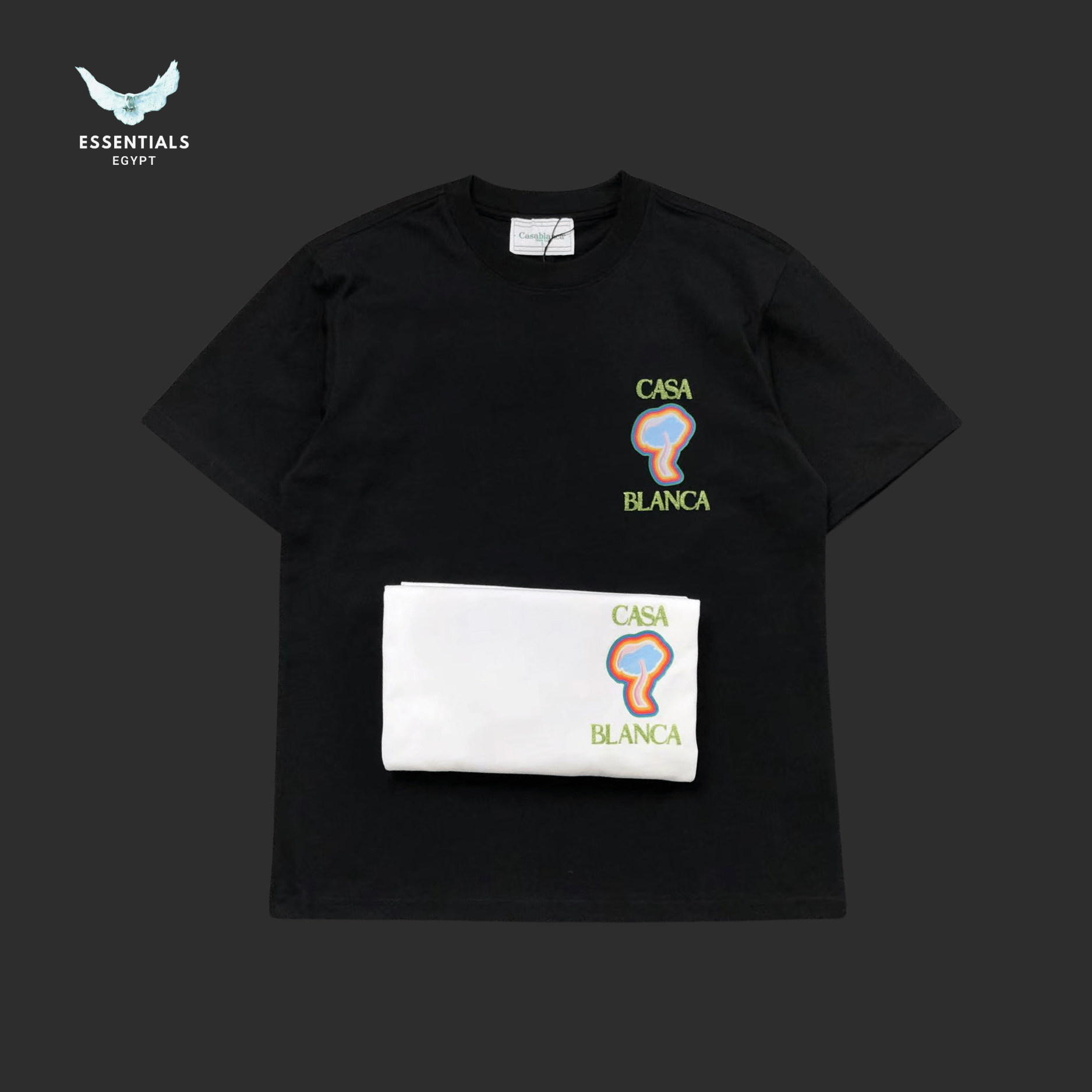 Casablanca T-Shirt – Africa Emblem - ESSENTIALS EGYPT