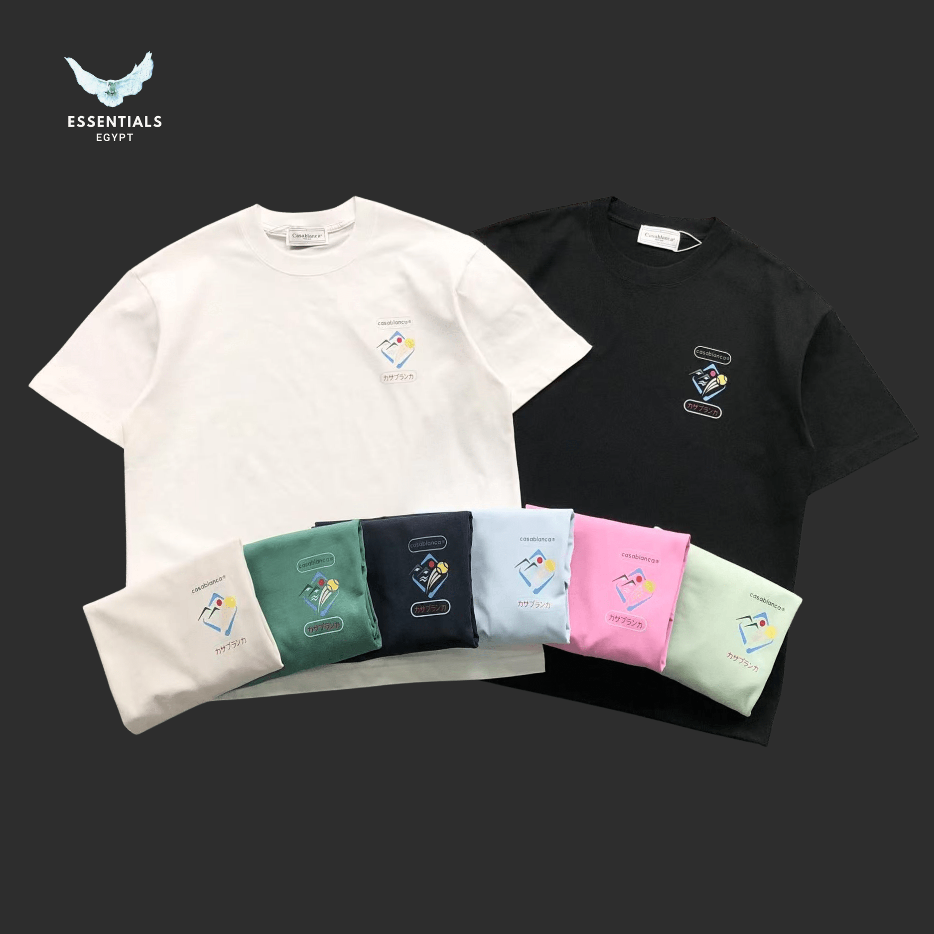 Casablanca Montagne Sportif T-Shirt - ESSENTIALS EGYPT