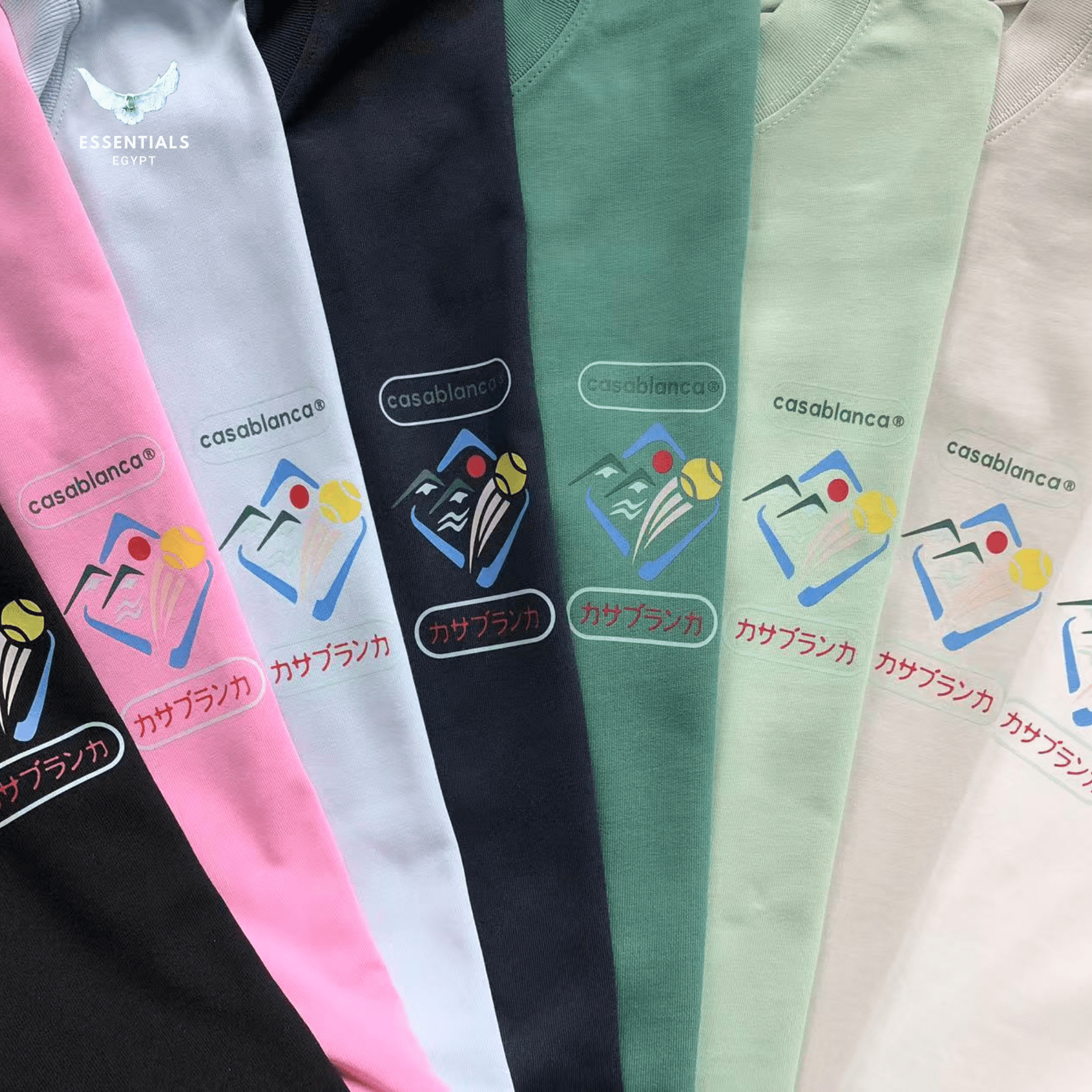 Casablanca Montagne Sportif T-Shirt - ESSENTIALS EGYPT