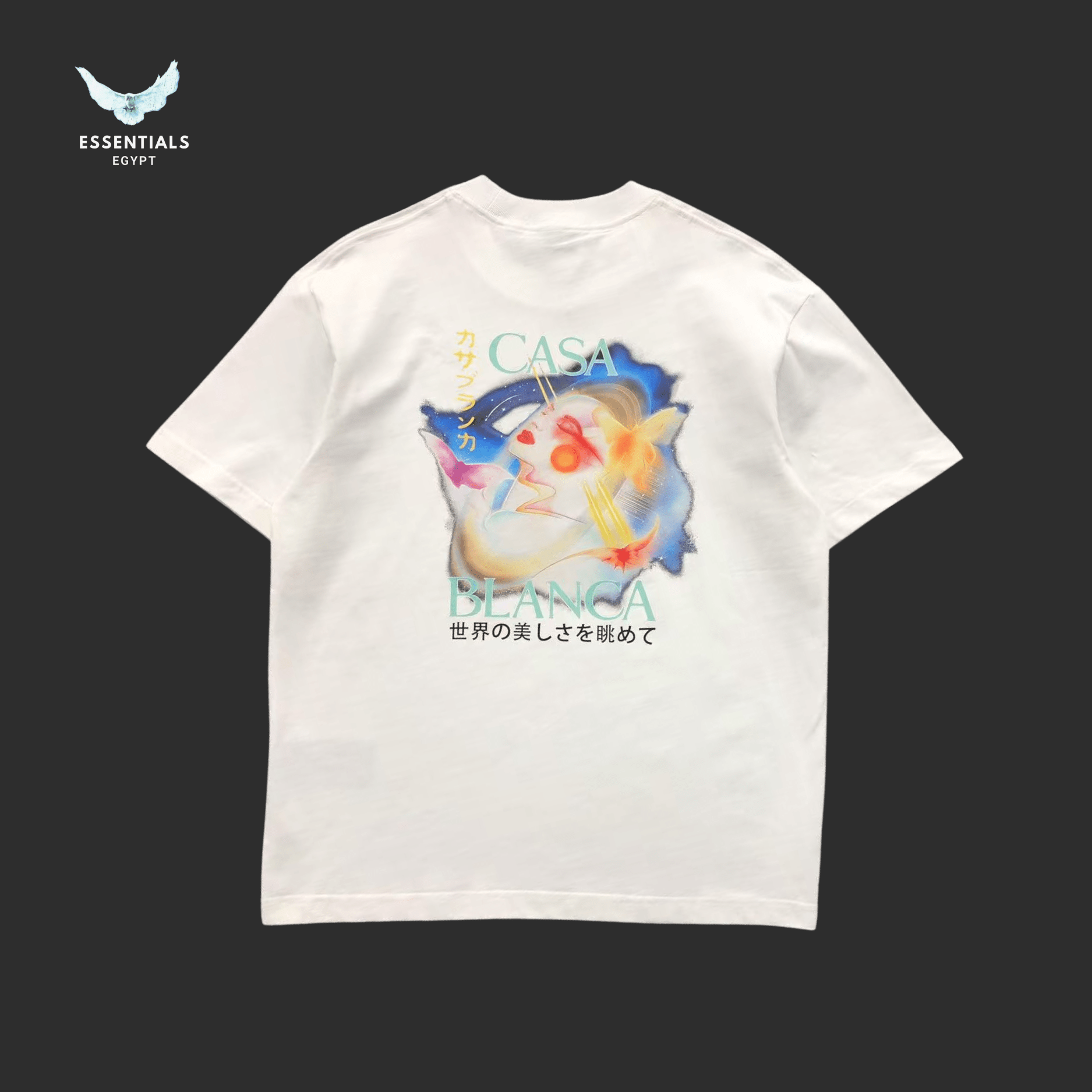 Casablanca Galactic Connection T-Shirt - ESSENTIALS EGYPT