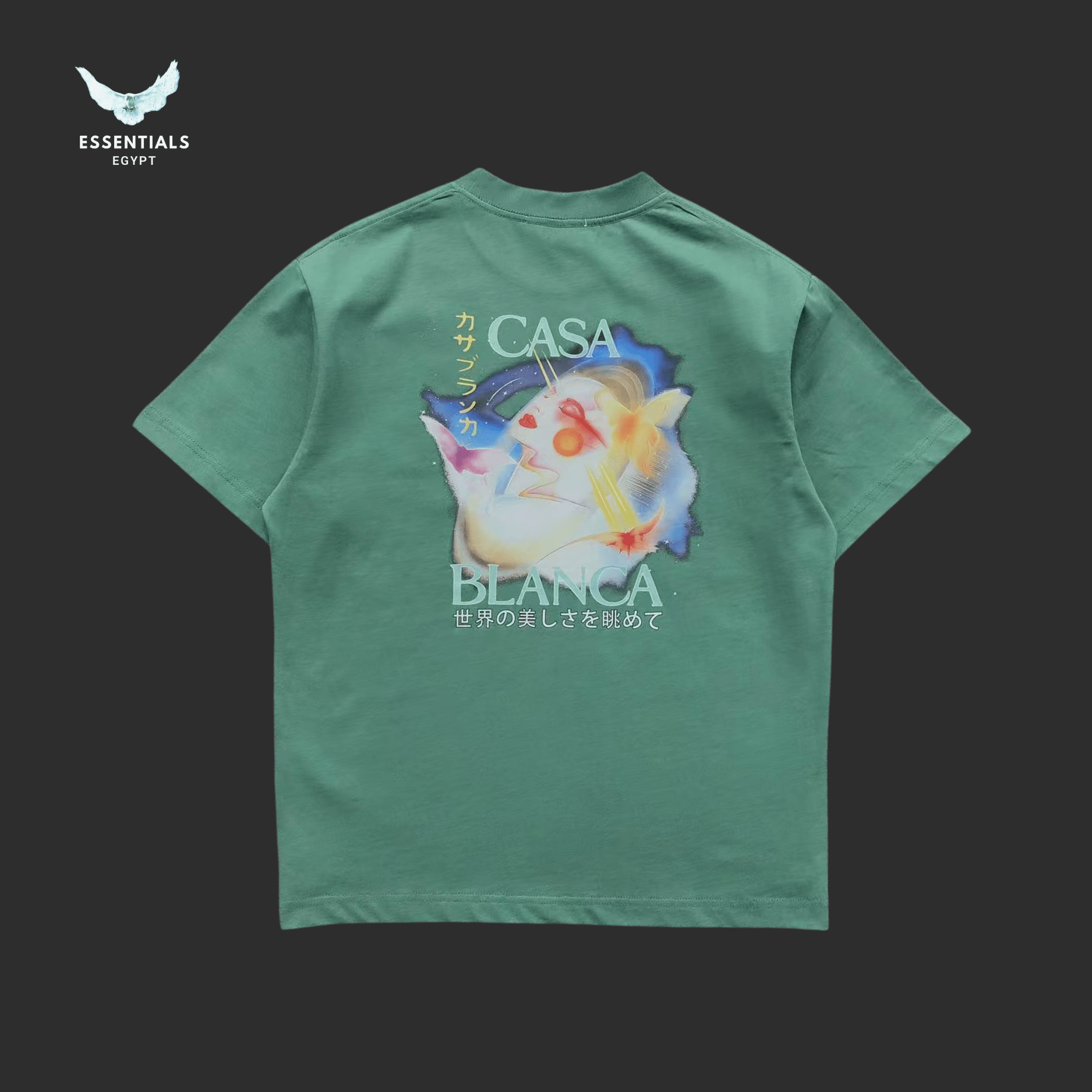 Casablanca Galactic Connection T-Shirt - ESSENTIALS EGYPT