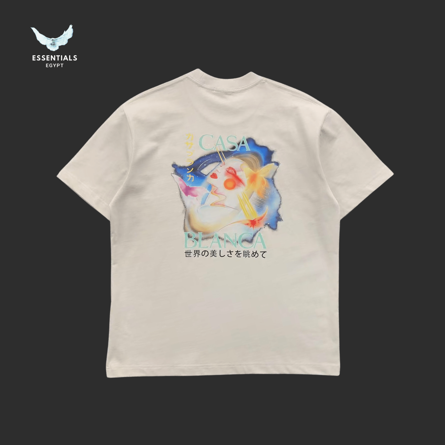 Casablanca Galactic Connection T-Shirt - ESSENTIALS EGYPT