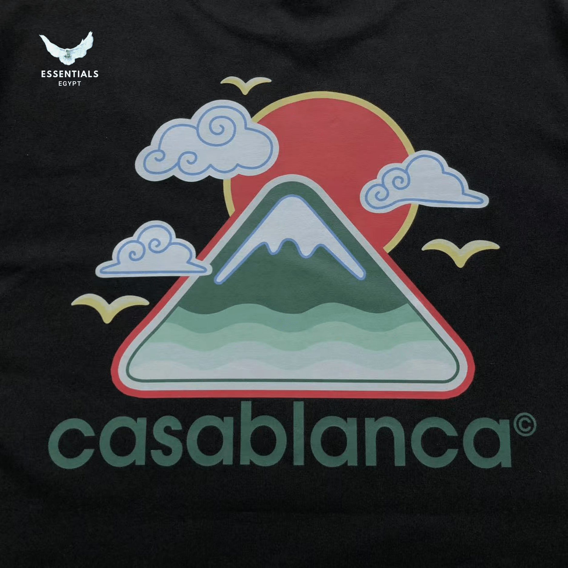 Casablanca Montagne Ondulée T-Shirt - ESSENTIALS EGYPT