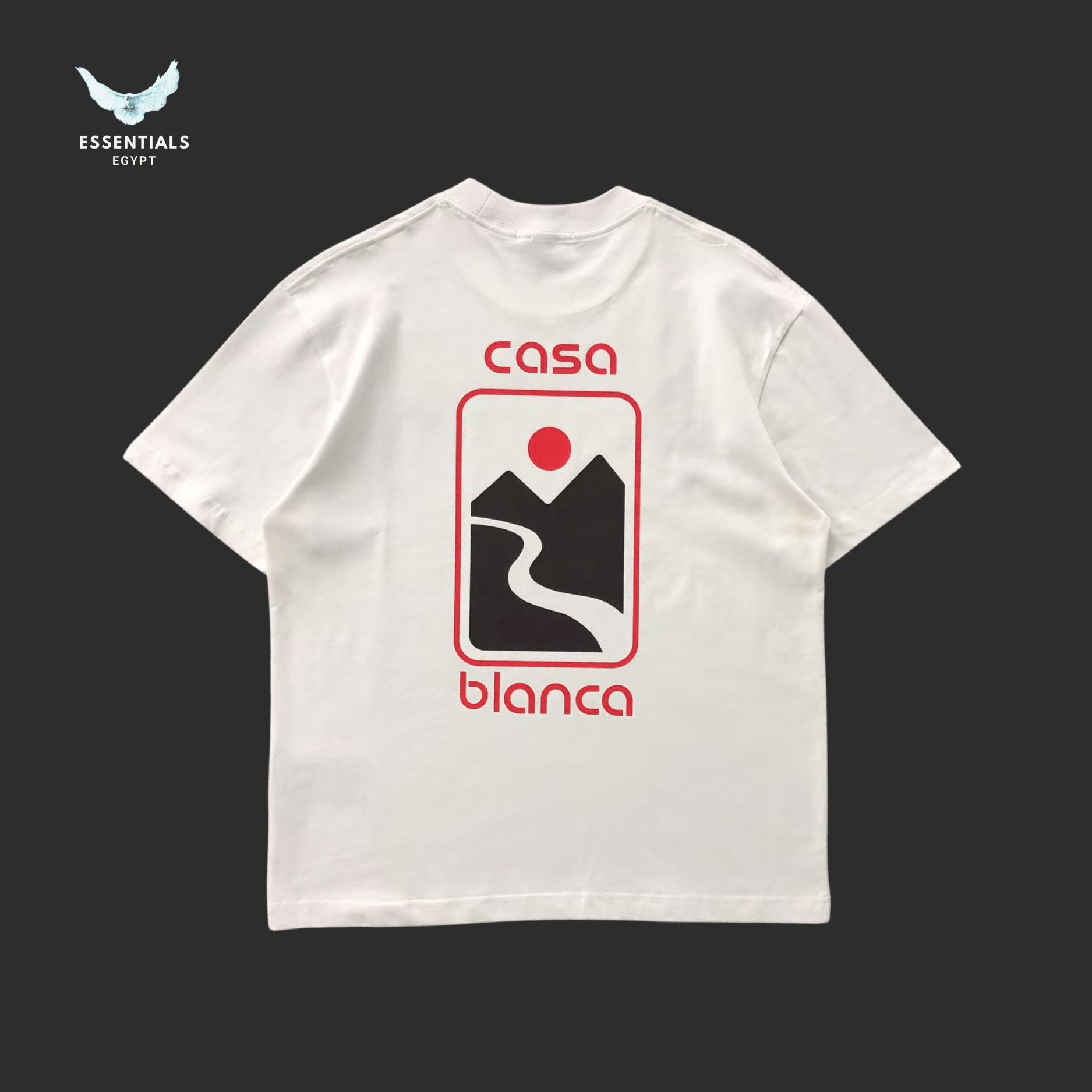 Casablanca Sunset Valley T-Shirt - ESSENTIALS EGYPT