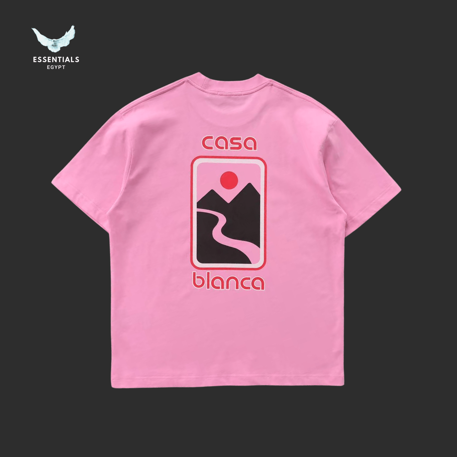 Casablanca Sunset Valley T-Shirt - ESSENTIALS EGYPT