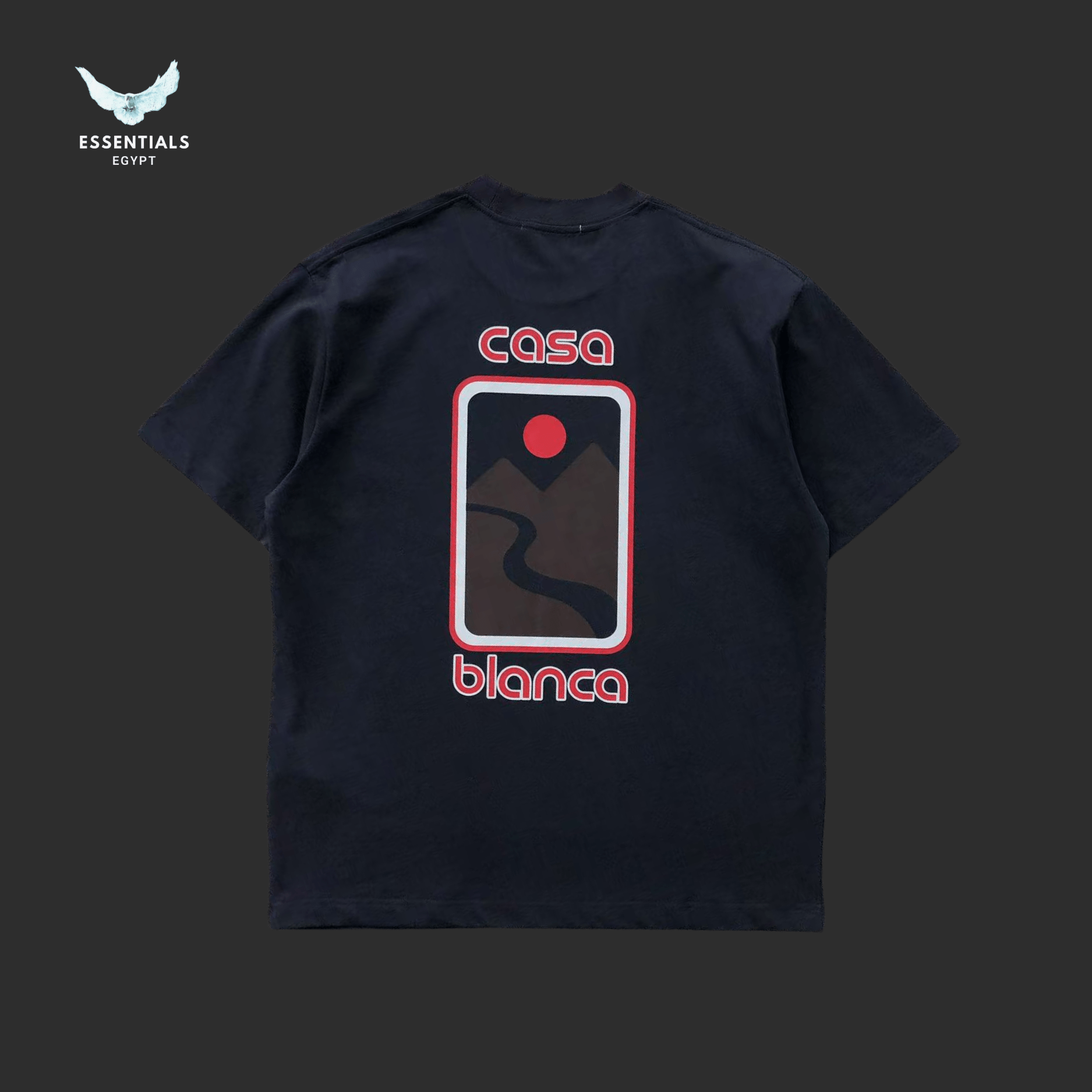 Casablanca Sunset Valley T-Shirt - ESSENTIALS EGYPT