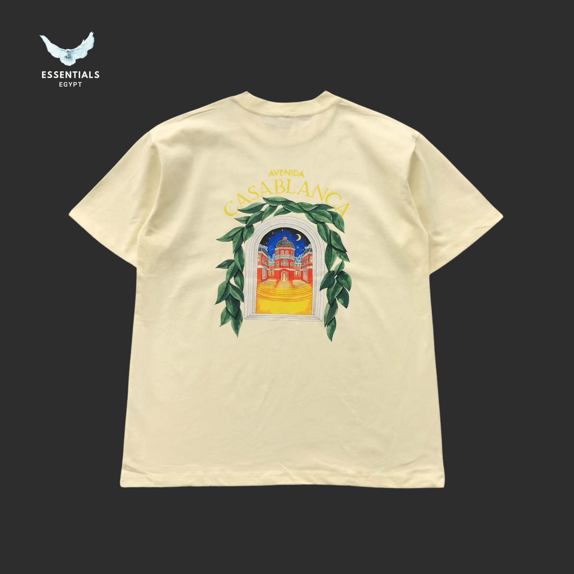 Casablanca T-Shirt – Garden Arch Print - ESSENTIALS EGYPT